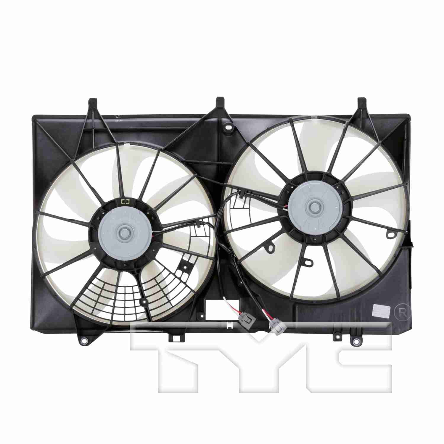TYC Dual Radiator and Condenser Fan Assembly 622680