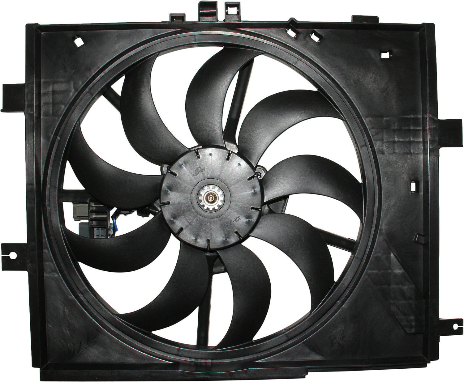 TYC Dual Radiator and Condenser Fan Assembly