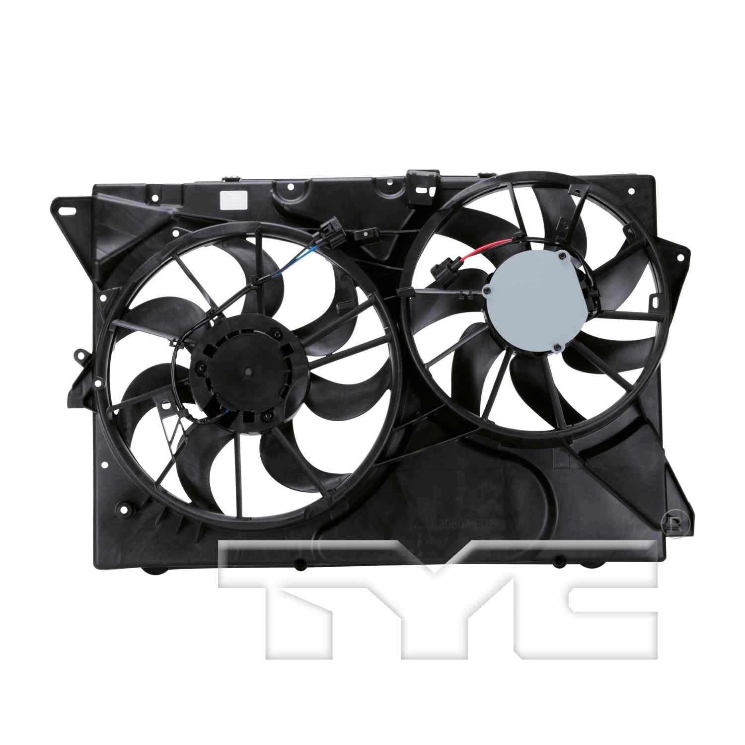 TYC Dual Radiator and Condenser Fan Assembly 622780