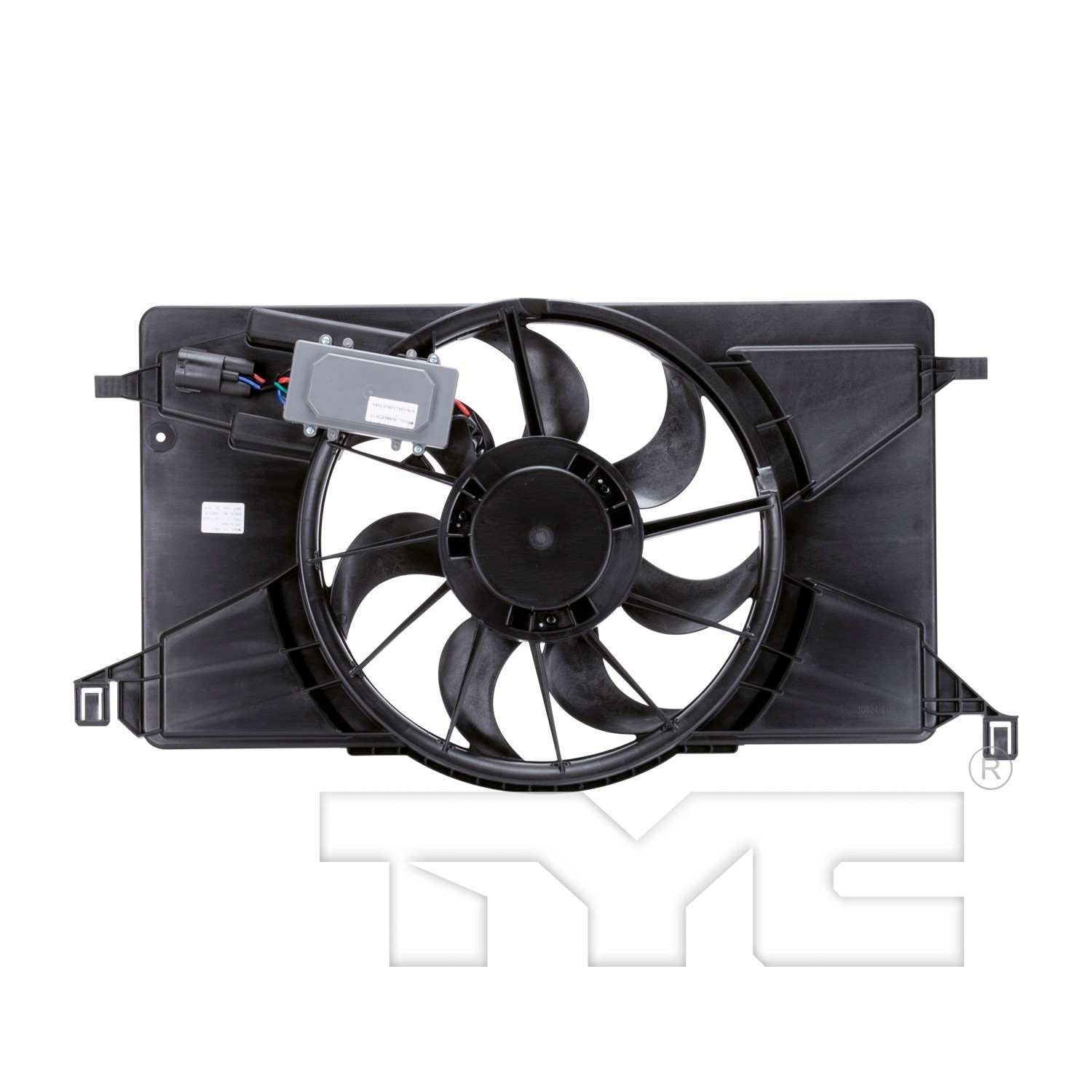 TYC Dual Radiator and Condenser Fan Assembly 622800