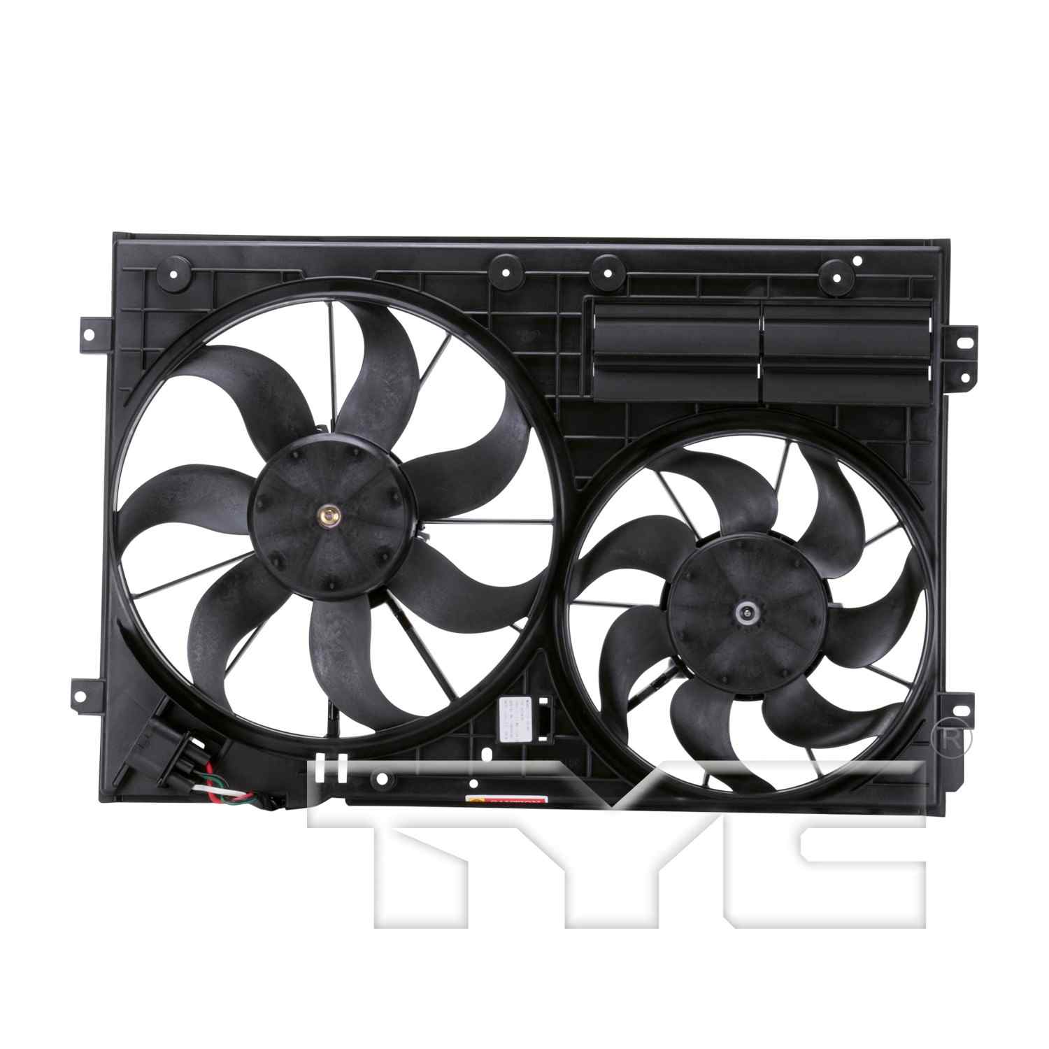 TYC Dual Radiator and Condenser Fan Assembly 622830