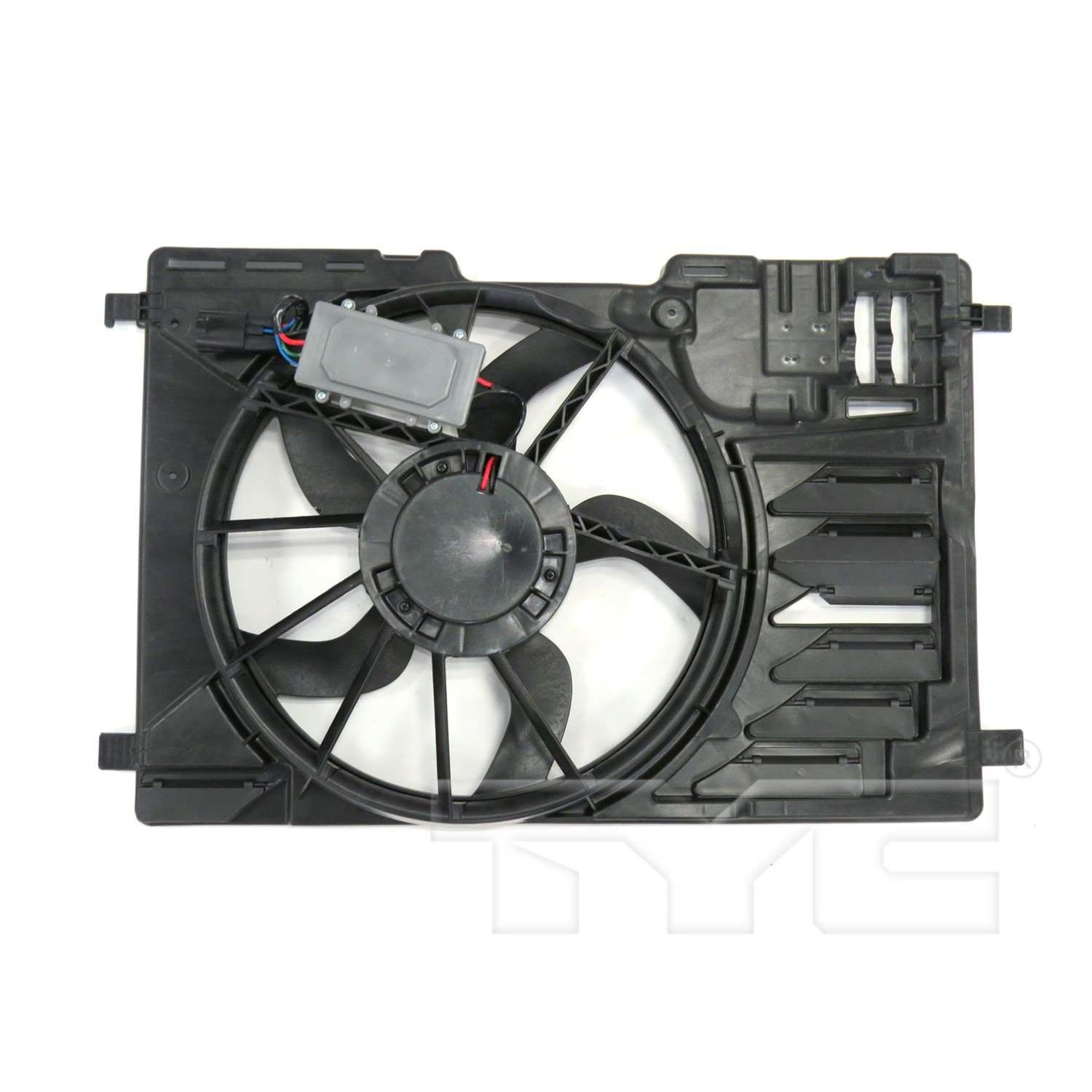 TYC Dual Radiator and Condenser Fan Assembly 622910