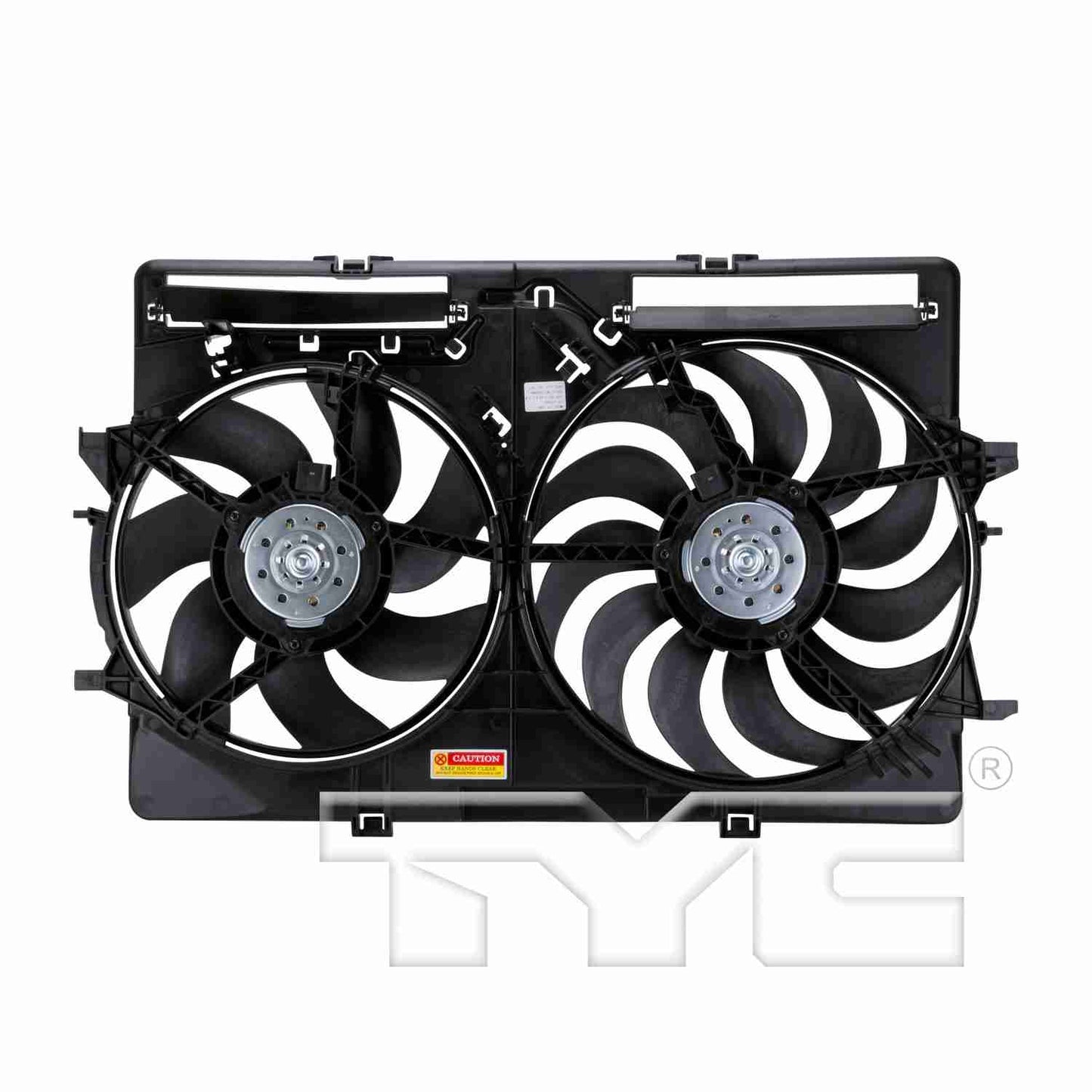 TYC Dual Radiator and Condenser Fan Assembly 622940