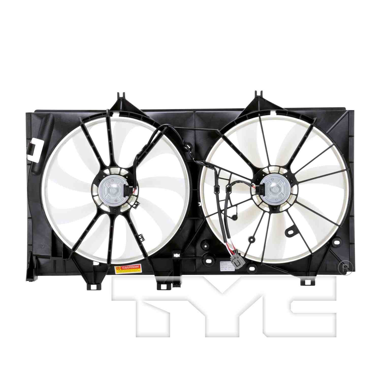 TYC Dual Radiator and Condenser Fan Assembly 622950