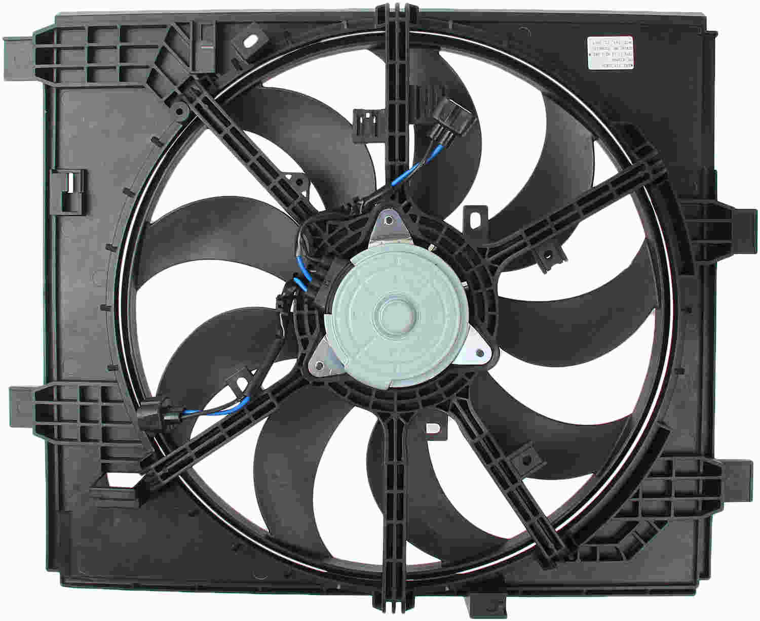 TYC Dual Radiator and Condenser Fan Assembly