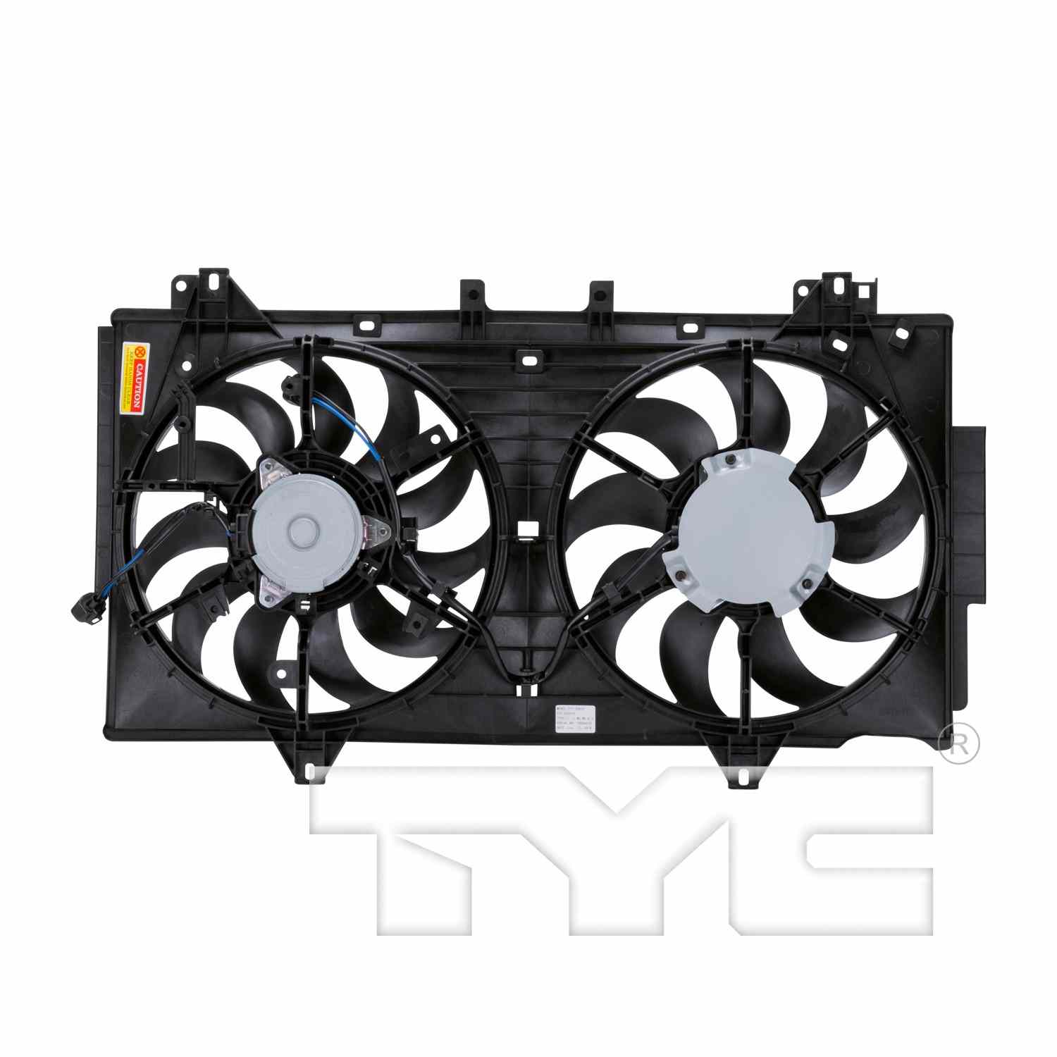 TYC Dual Radiator and Condenser Fan Assembly 622970