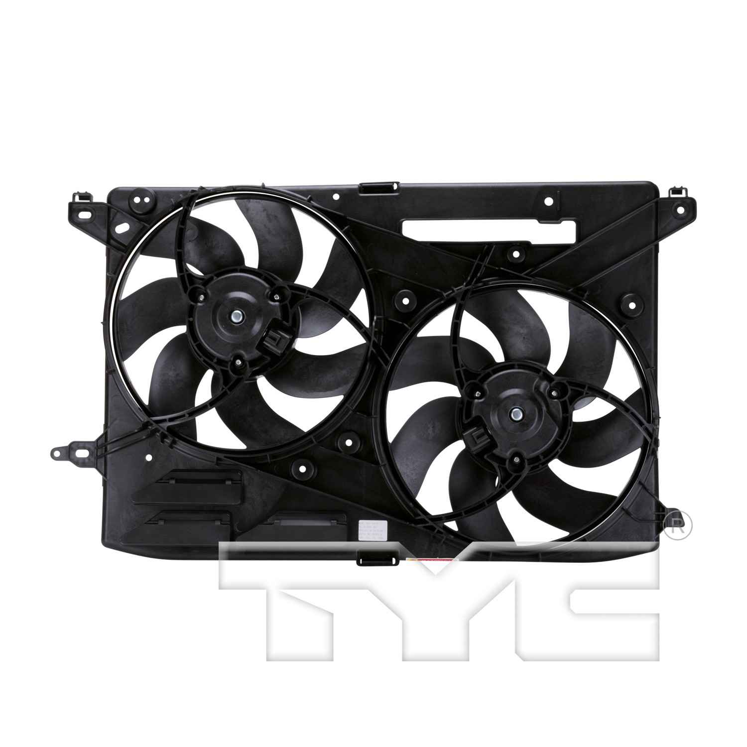 TYC Dual Radiator and Condenser Fan Assembly 623000