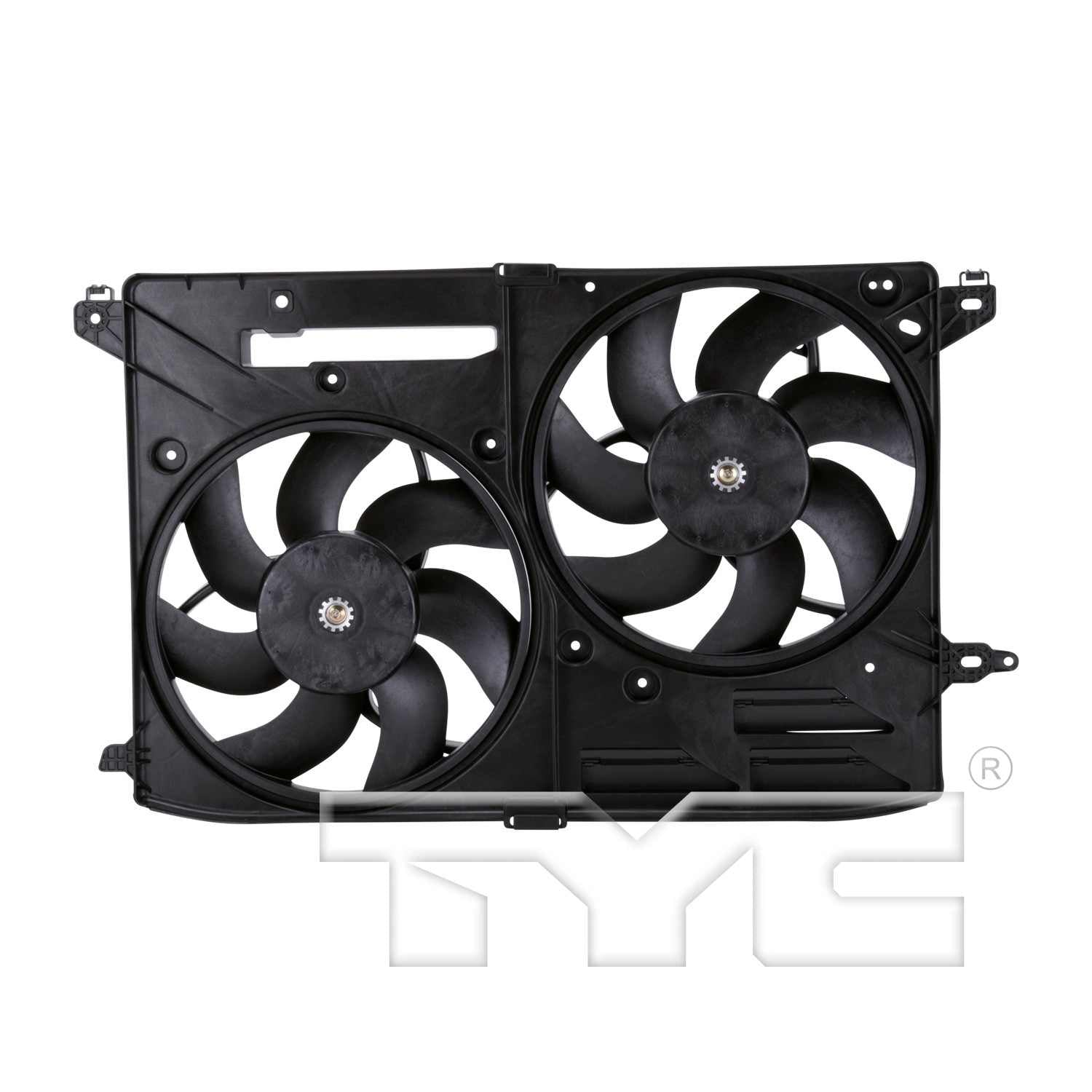 TYC Dual Radiator and Condenser Fan Assembly 623000