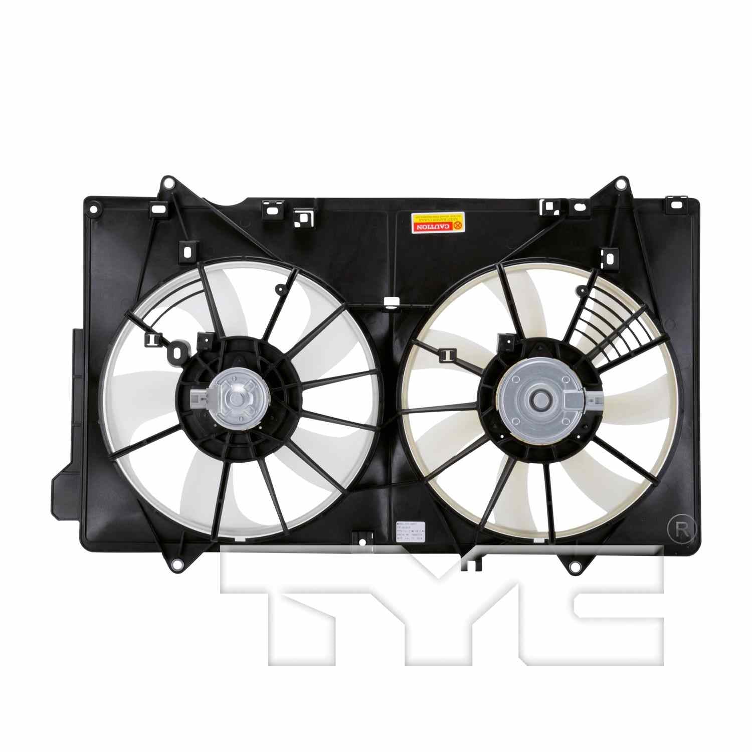 TYC Dual Radiator and Condenser Fan Assembly 623010