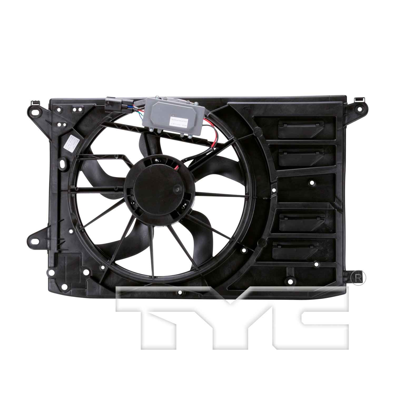 TYC Dual Radiator and Condenser Fan Assembly 623020