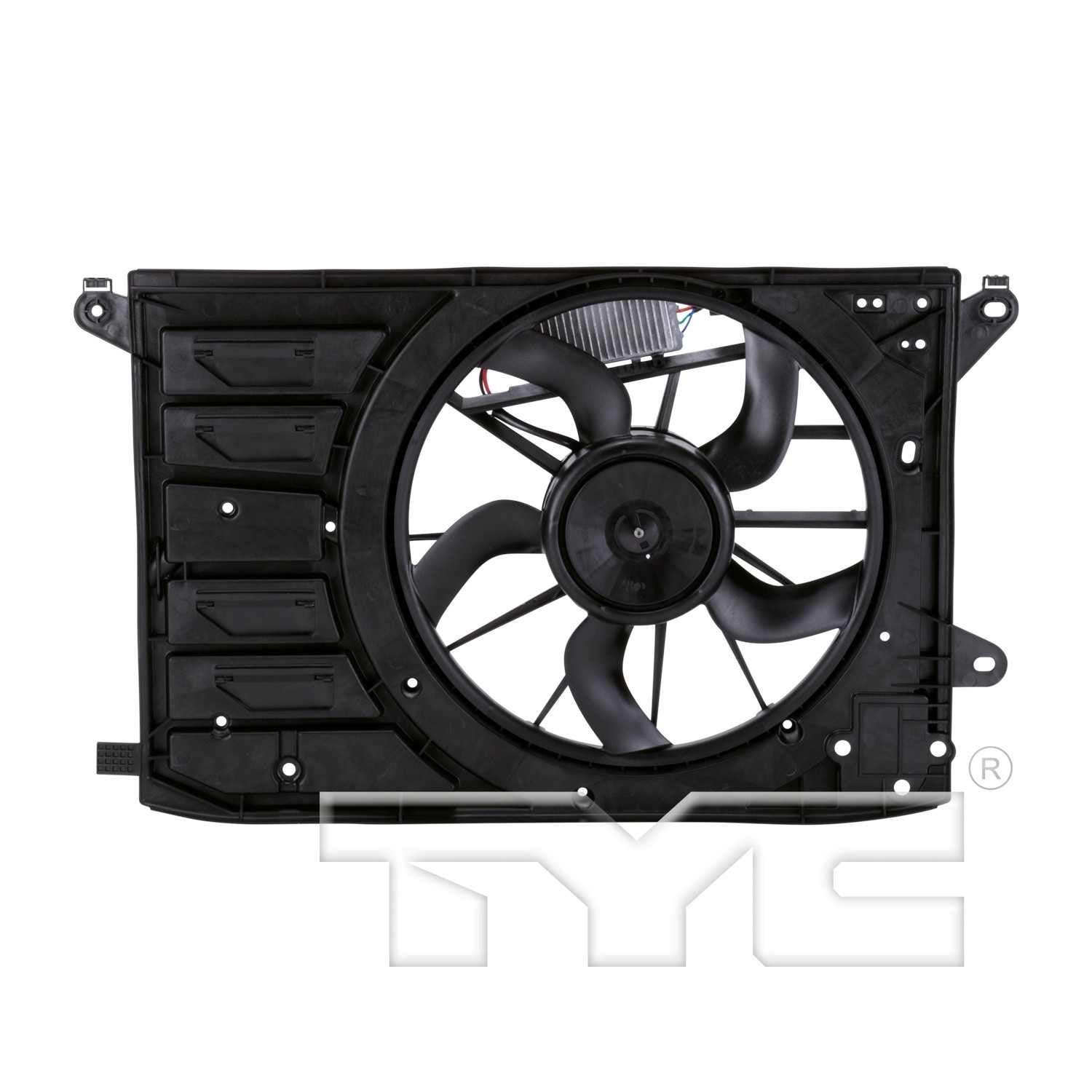 TYC Dual Radiator and Condenser Fan Assembly 623020