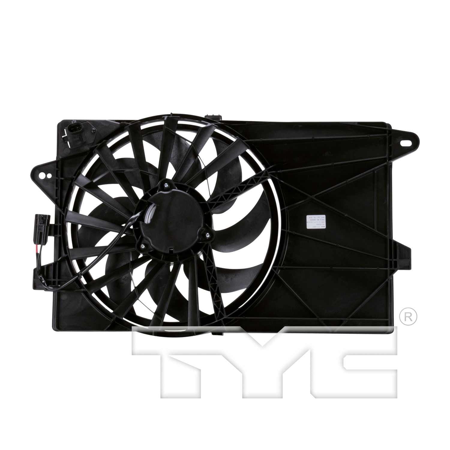 TYC Dual Radiator and Condenser Fan Assembly 623050