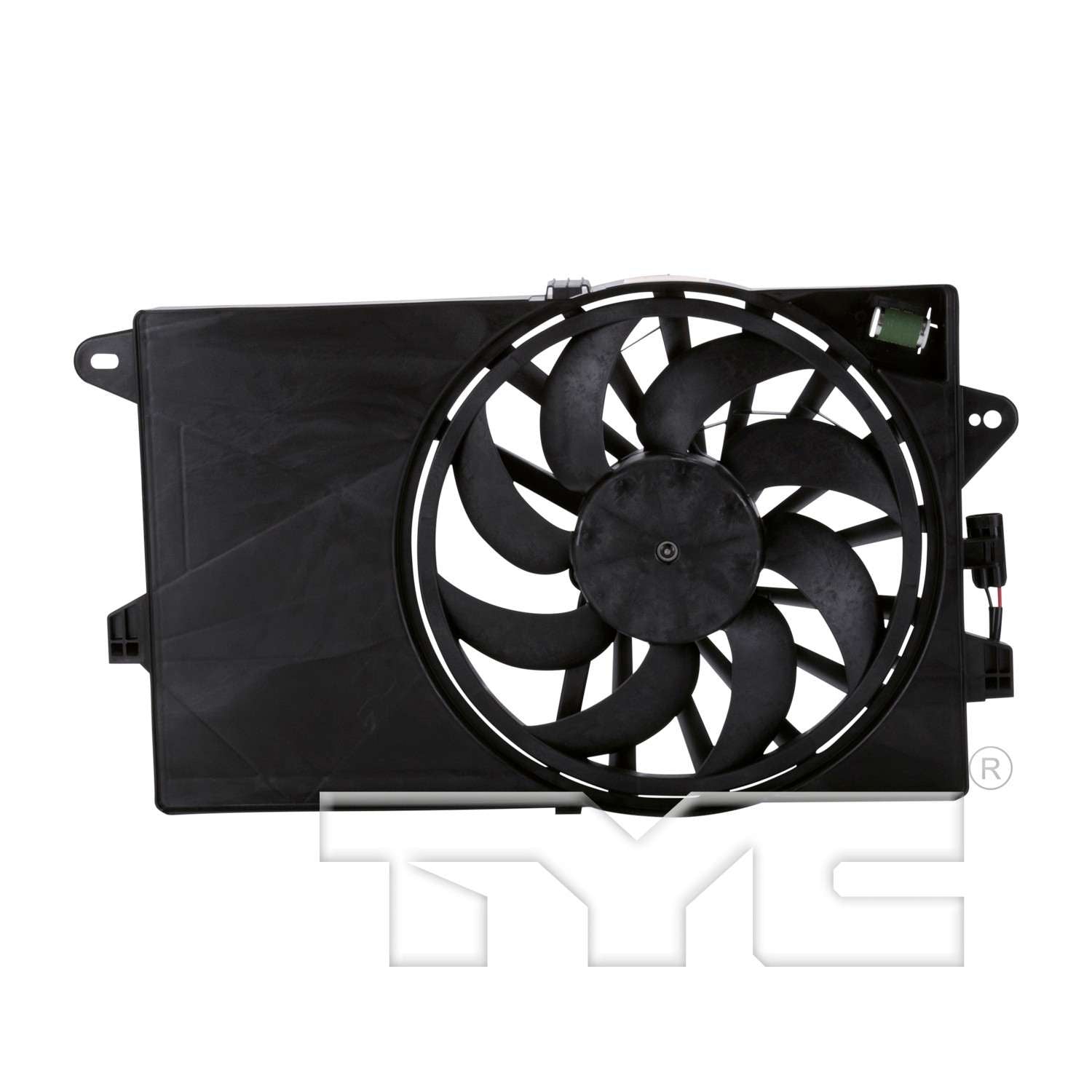TYC Dual Radiator and Condenser Fan Assembly 623050