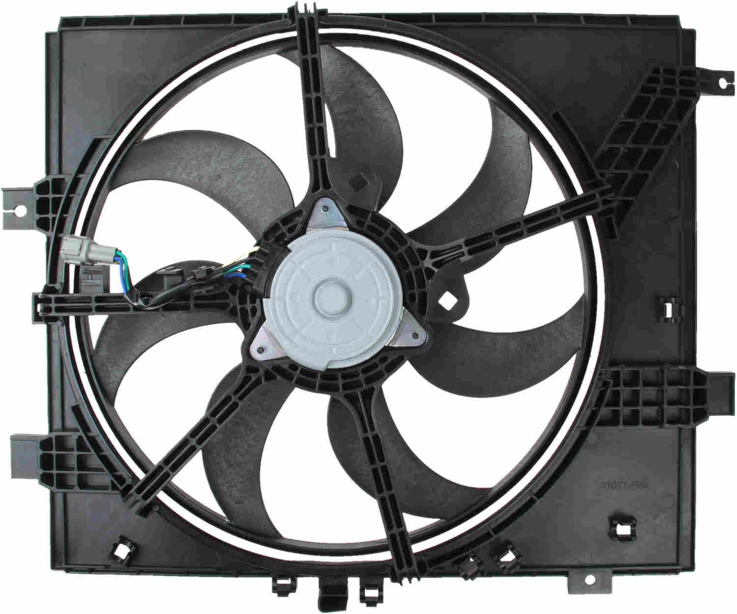TYC Dual Radiator and Condenser Fan Assembly