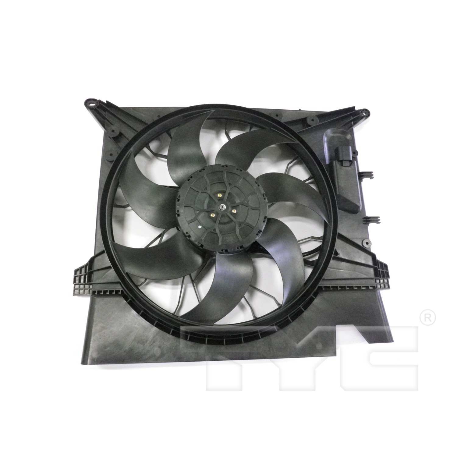 TYC Dual Radiator and Condenser Fan Assembly 623120