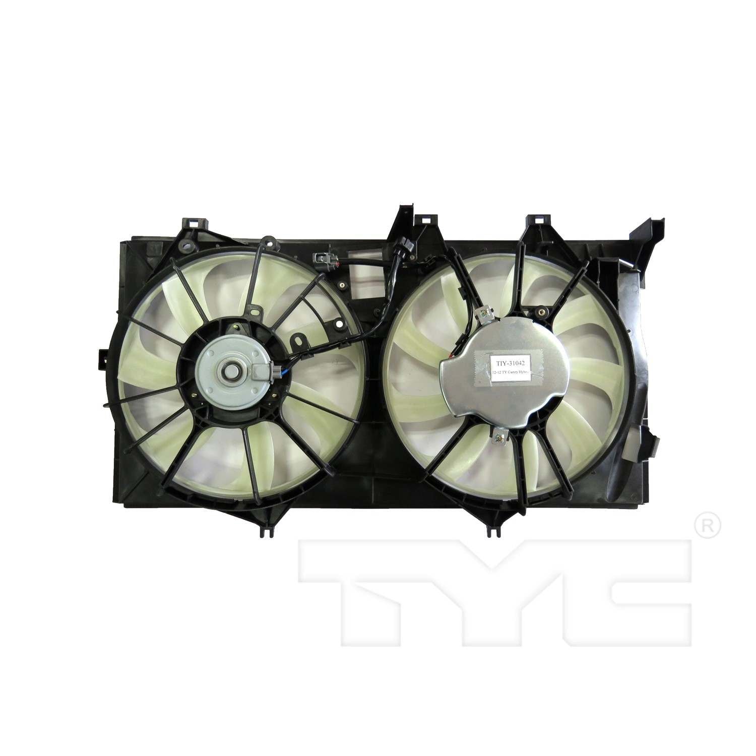 TYC Dual Radiator and Condenser Fan Assembly 623200