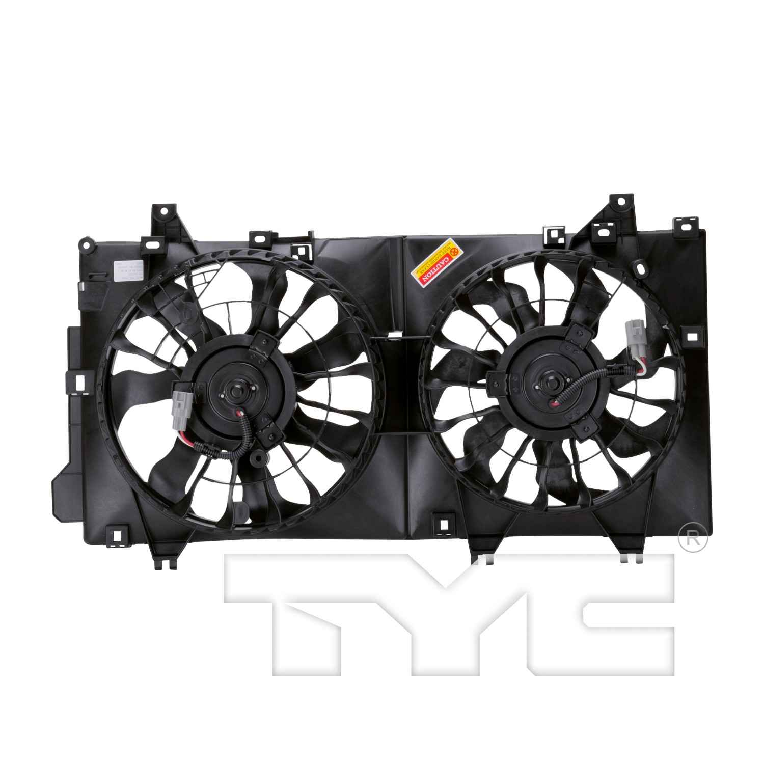 TYC Dual Radiator and Condenser Fan Assembly 623250