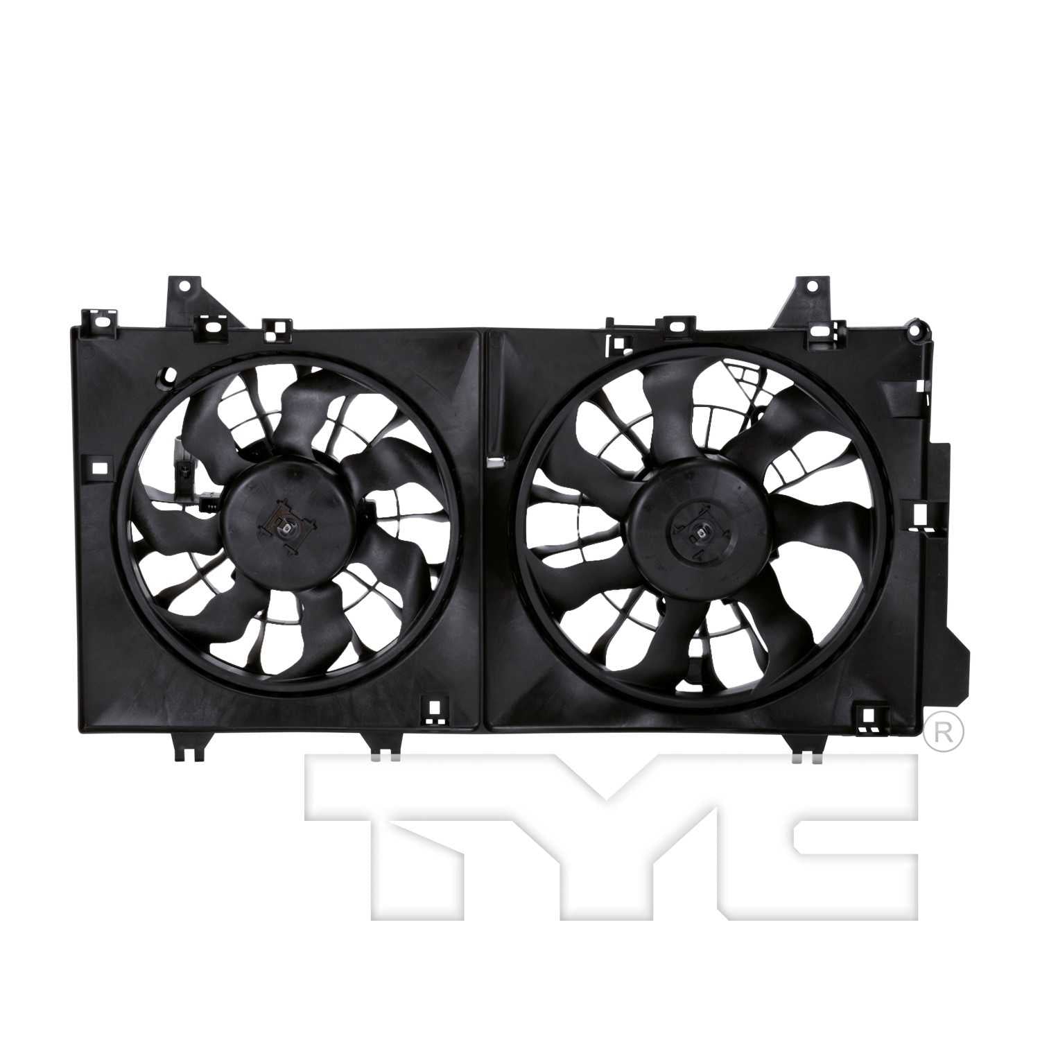 TYC Dual Radiator and Condenser Fan Assembly 623250