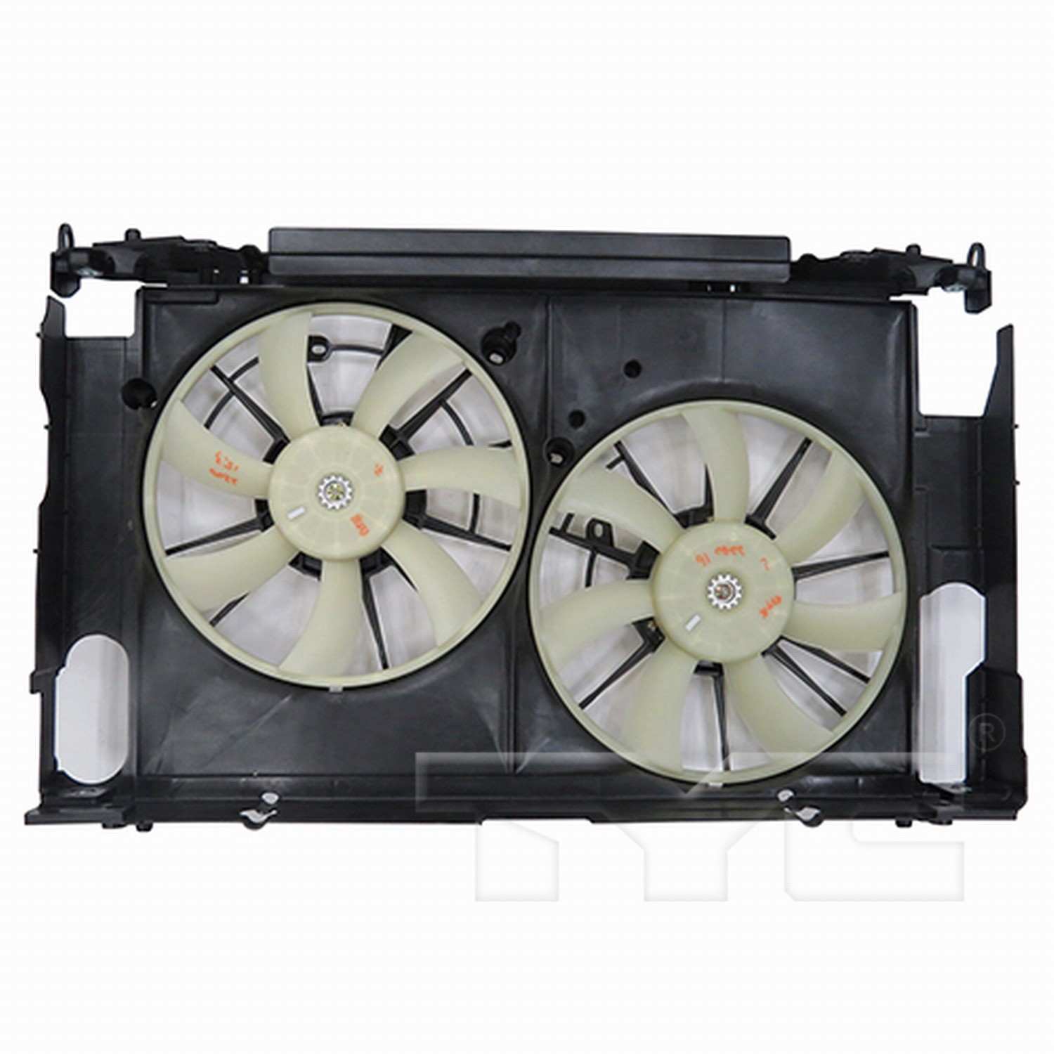 TYC Dual Radiator and Condenser Fan Assembly 623290