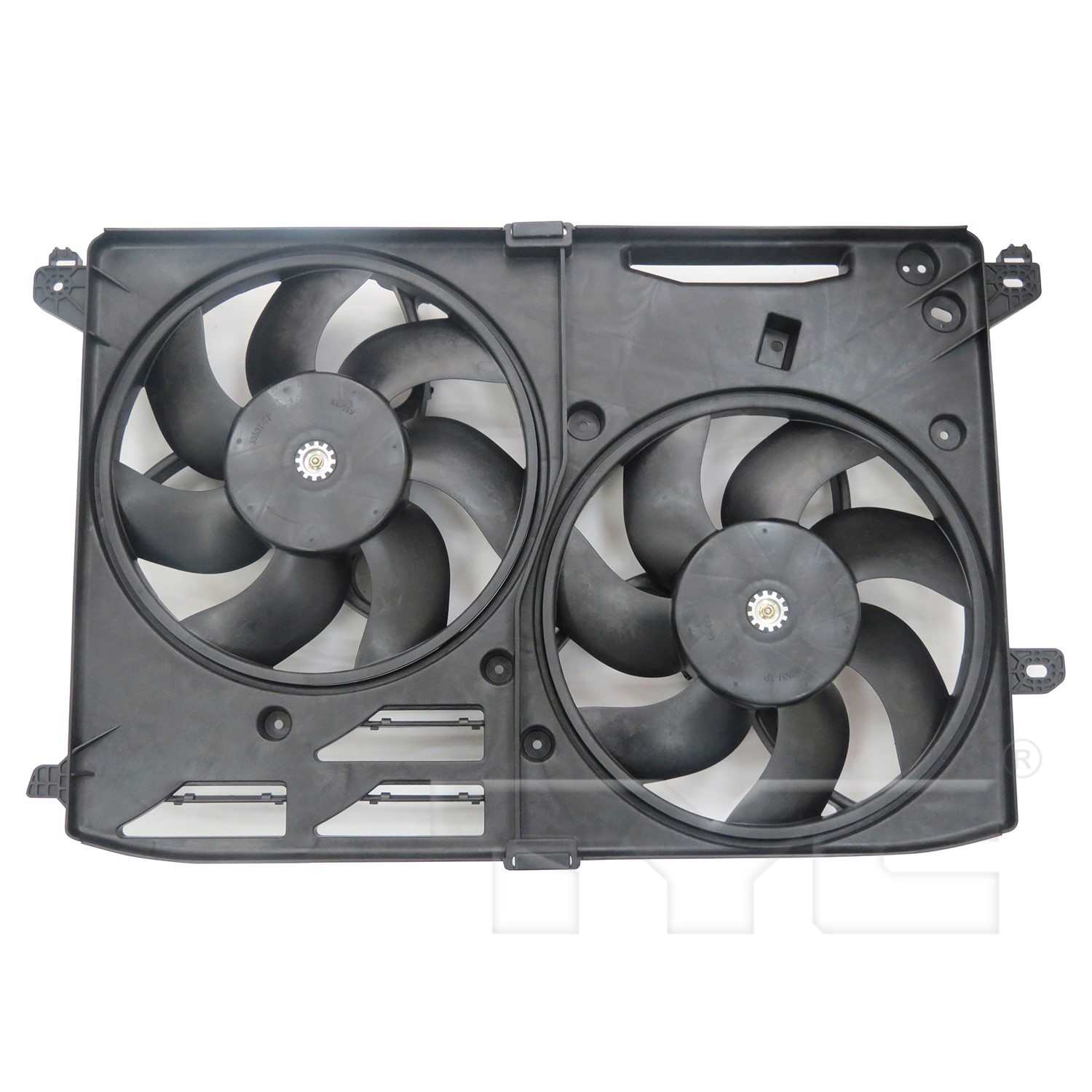 TYC Dual Radiator and Condenser Fan Assembly 623320