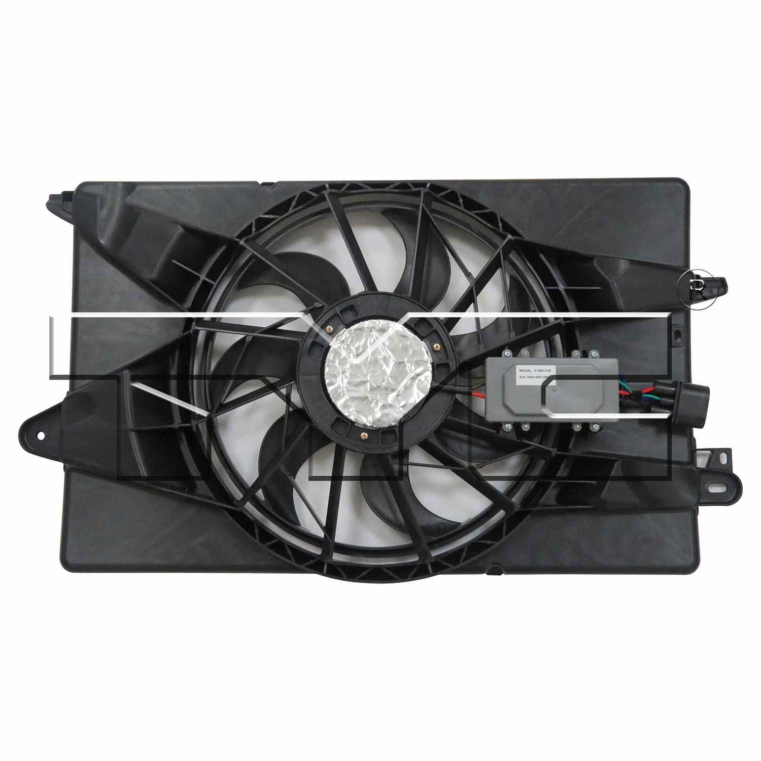 TYC Dual Radiator and Condenser Fan Assembly 623340