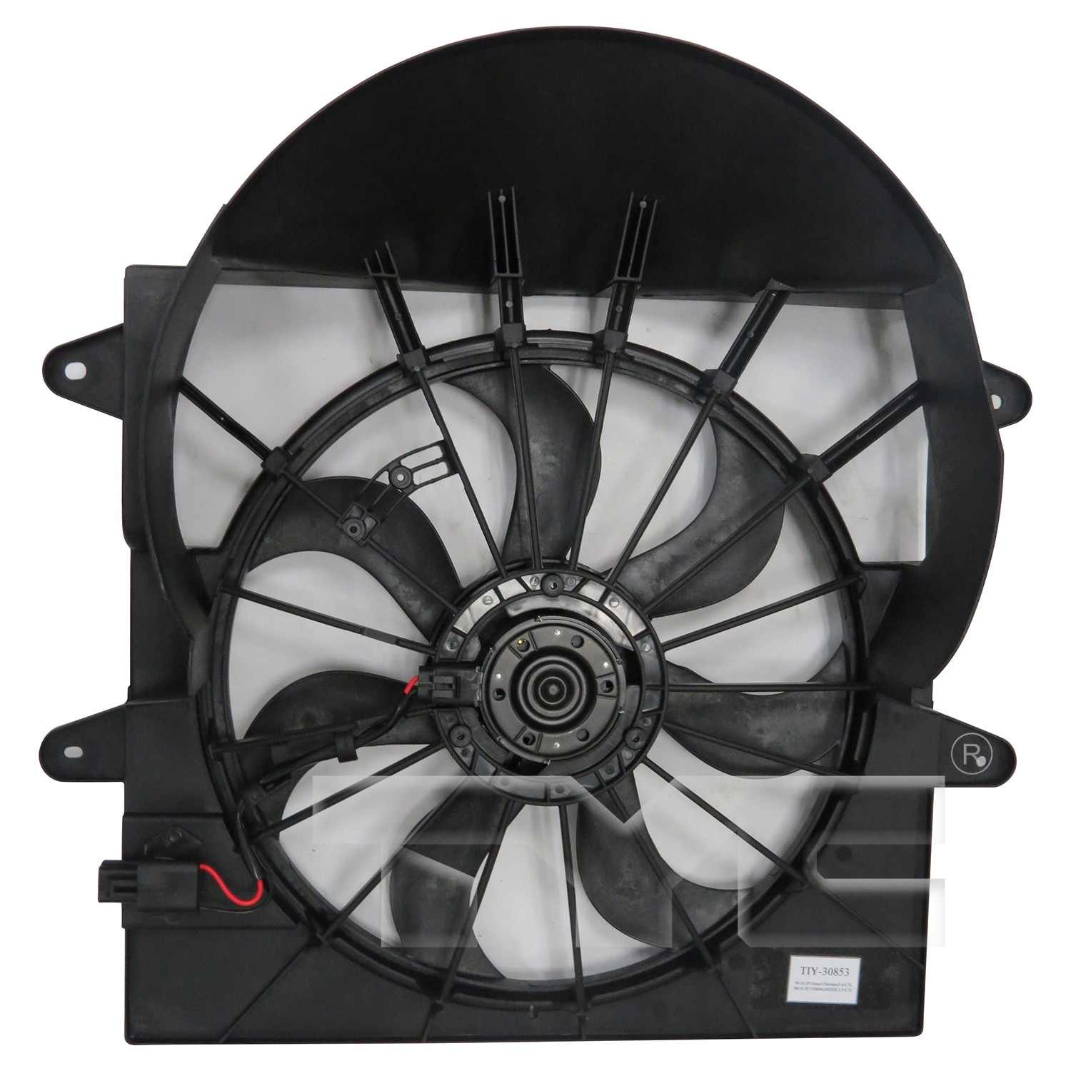 TYC Dual Radiator and Condenser Fan Assembly 623360