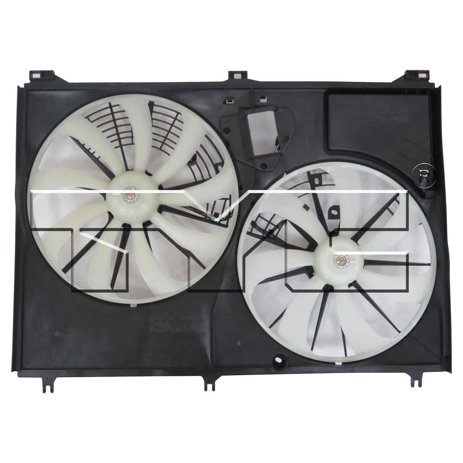 TYC Dual Radiator and Condenser Fan Assembly 623380