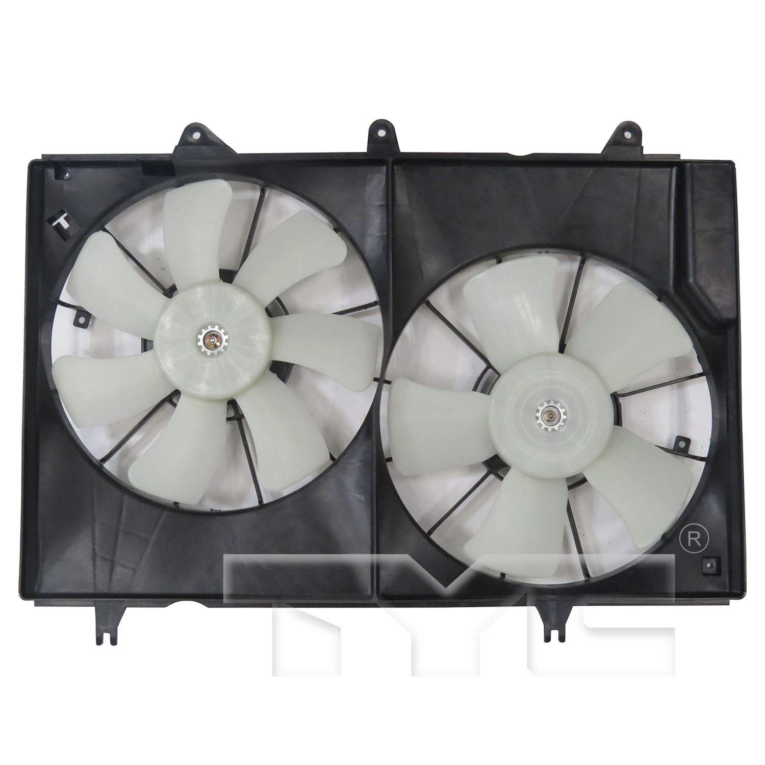 TYC Dual Radiator and Condenser Fan Assembly 623390