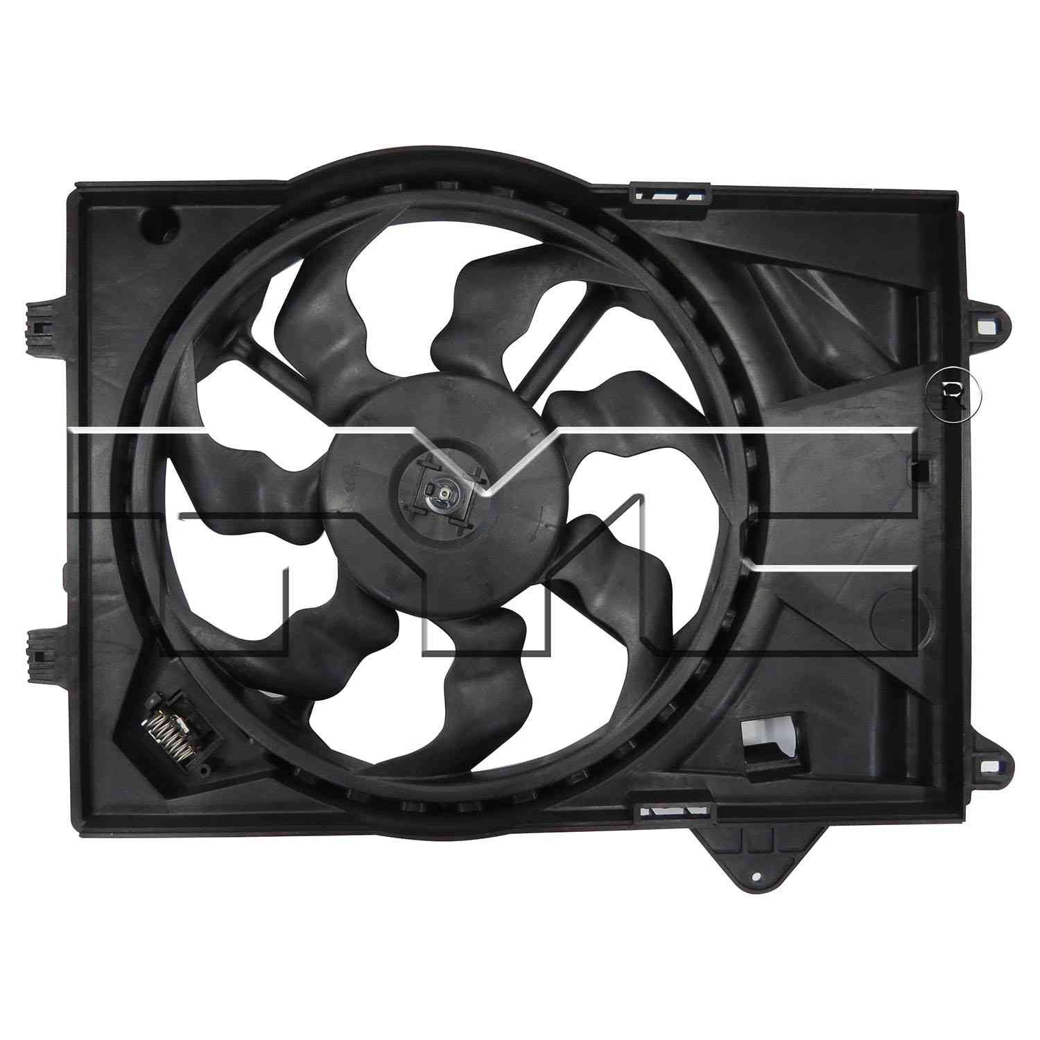 TYC Dual Radiator and Condenser Fan Assembly 623410