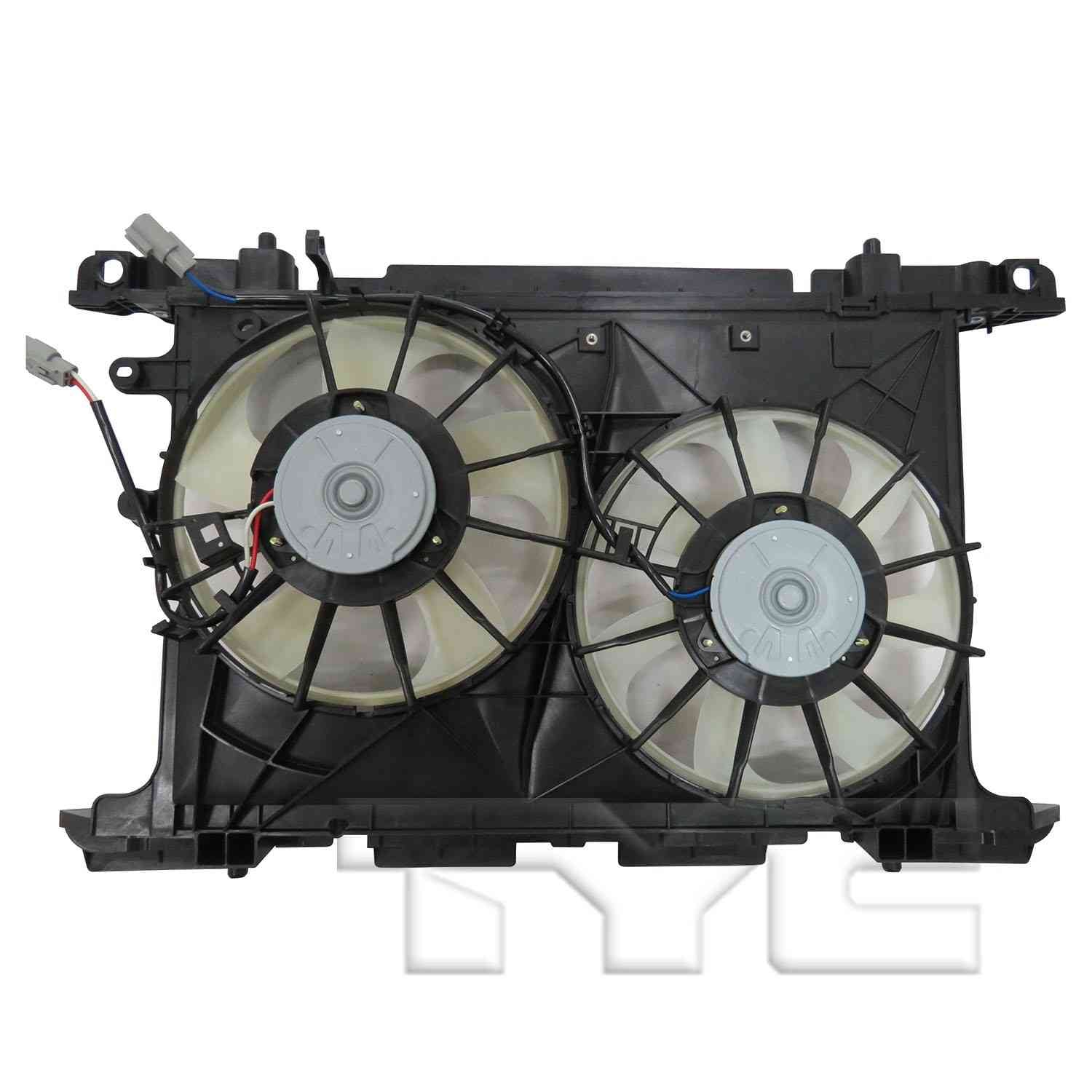 TYC Dual Radiator and Condenser Fan Assembly 623440