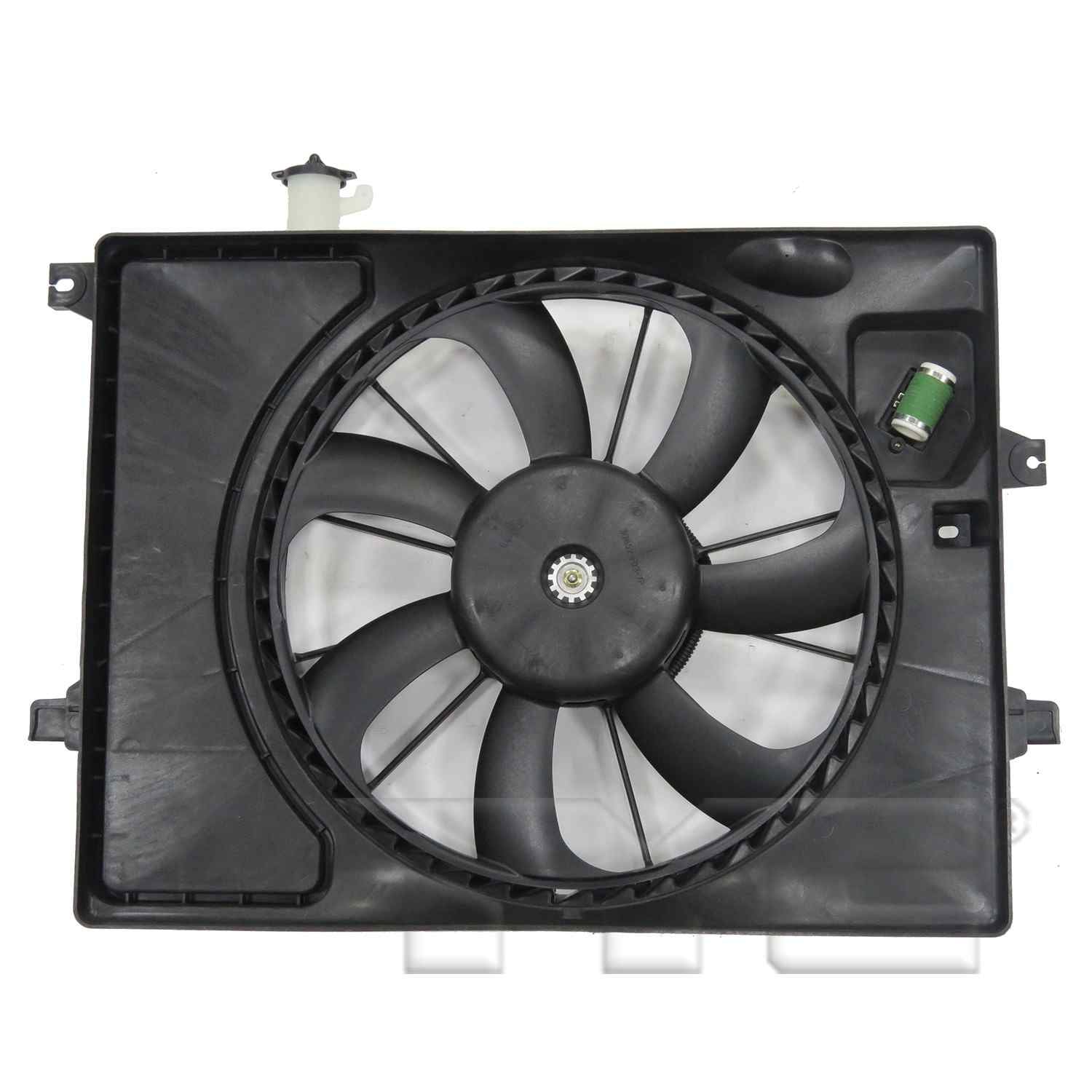 TYC Dual Radiator and Condenser Fan Assembly 623510