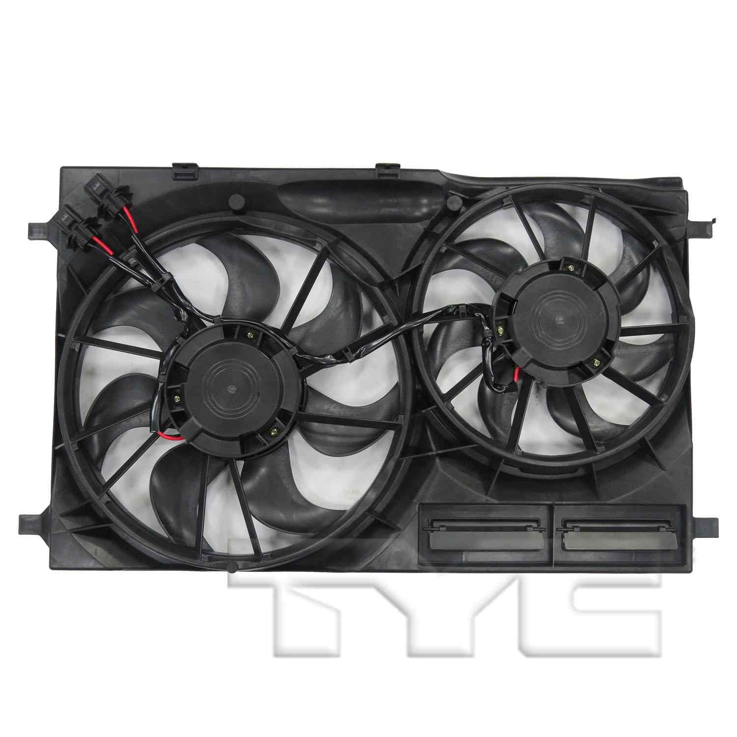 TYC Dual Radiator and Condenser Fan Assembly 623540