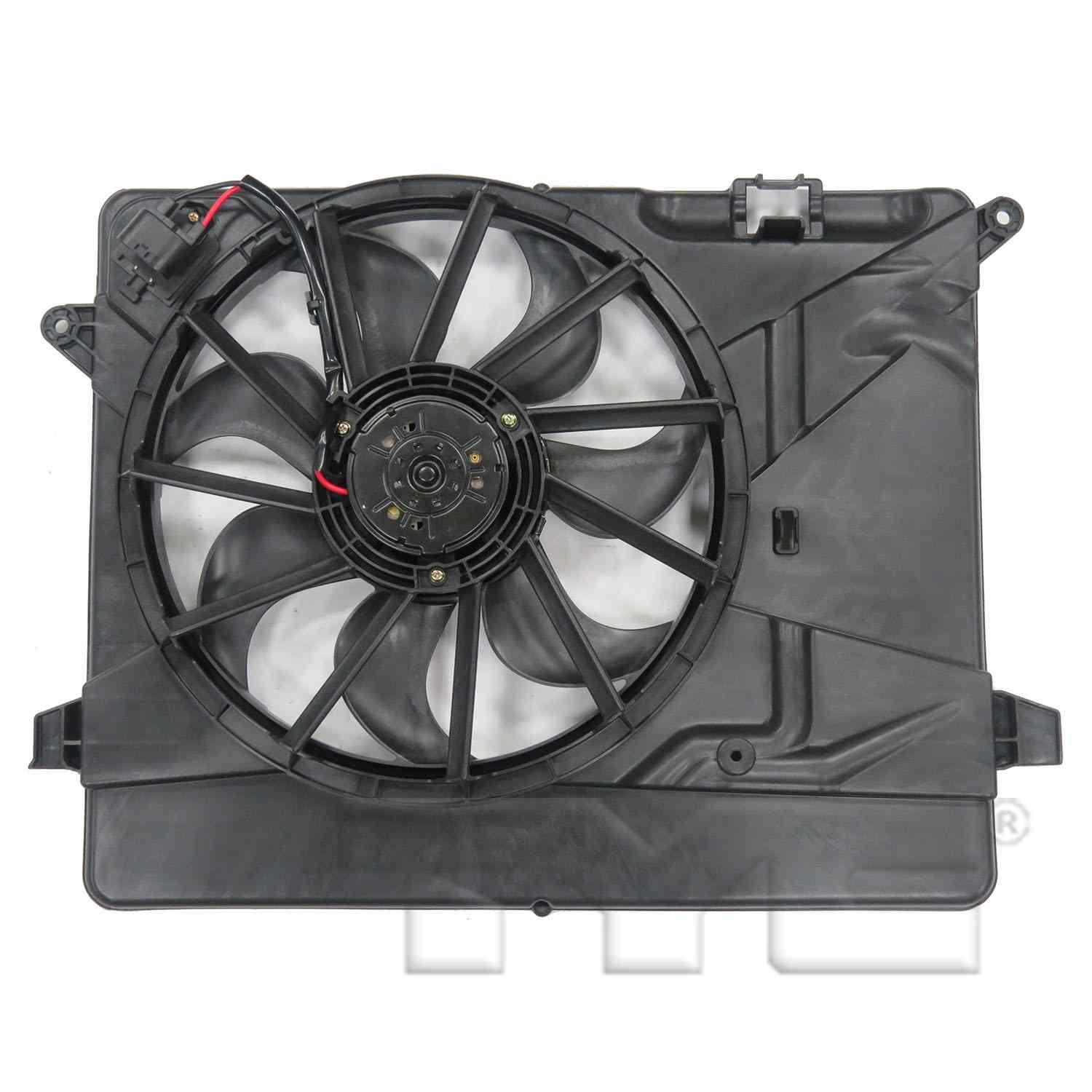 TYC Dual Radiator and Condenser Fan Assembly 623550