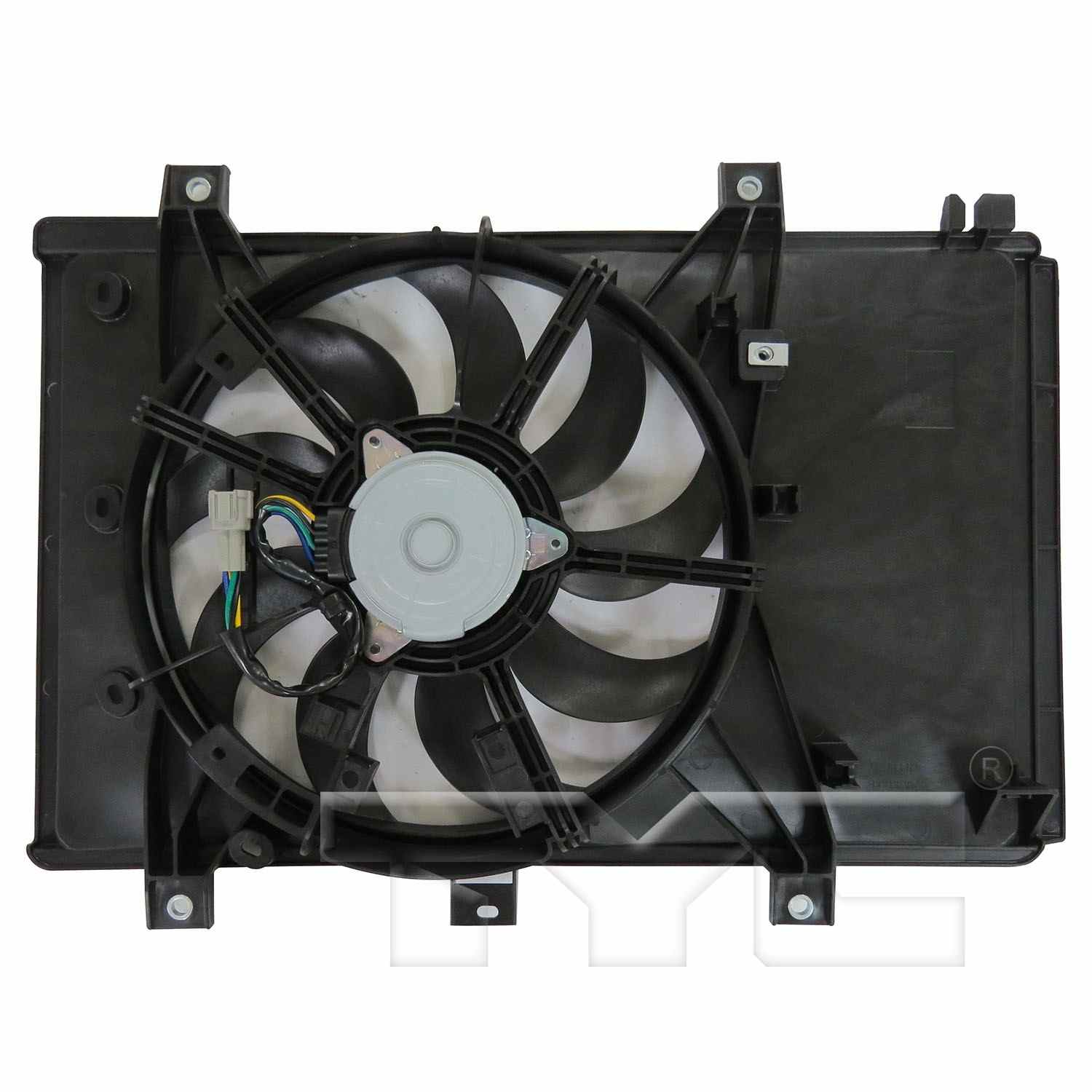 TYC Dual Radiator and Condenser Fan Assembly 623640
