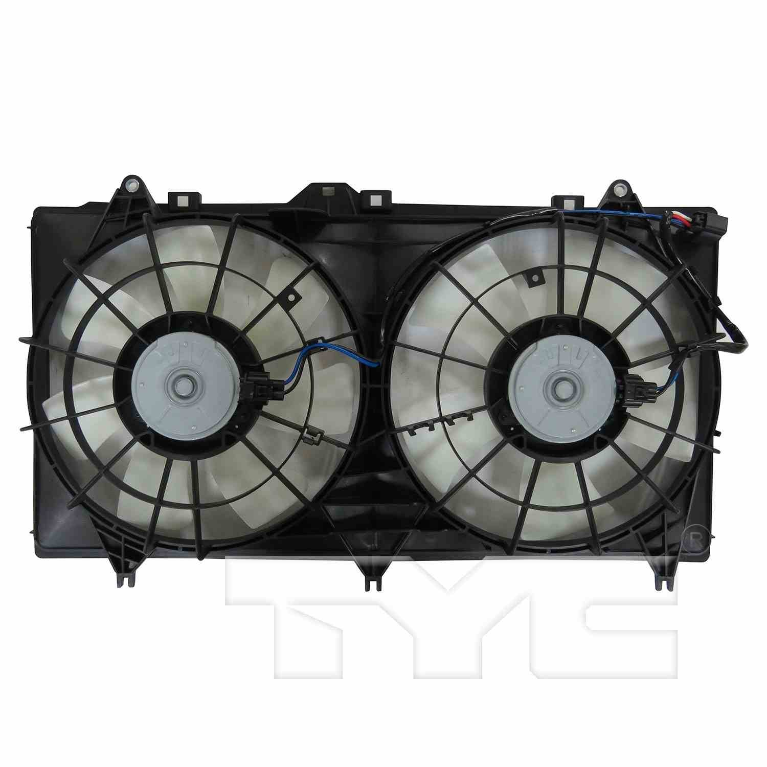 TYC Dual Radiator and Condenser Fan Assembly 623660