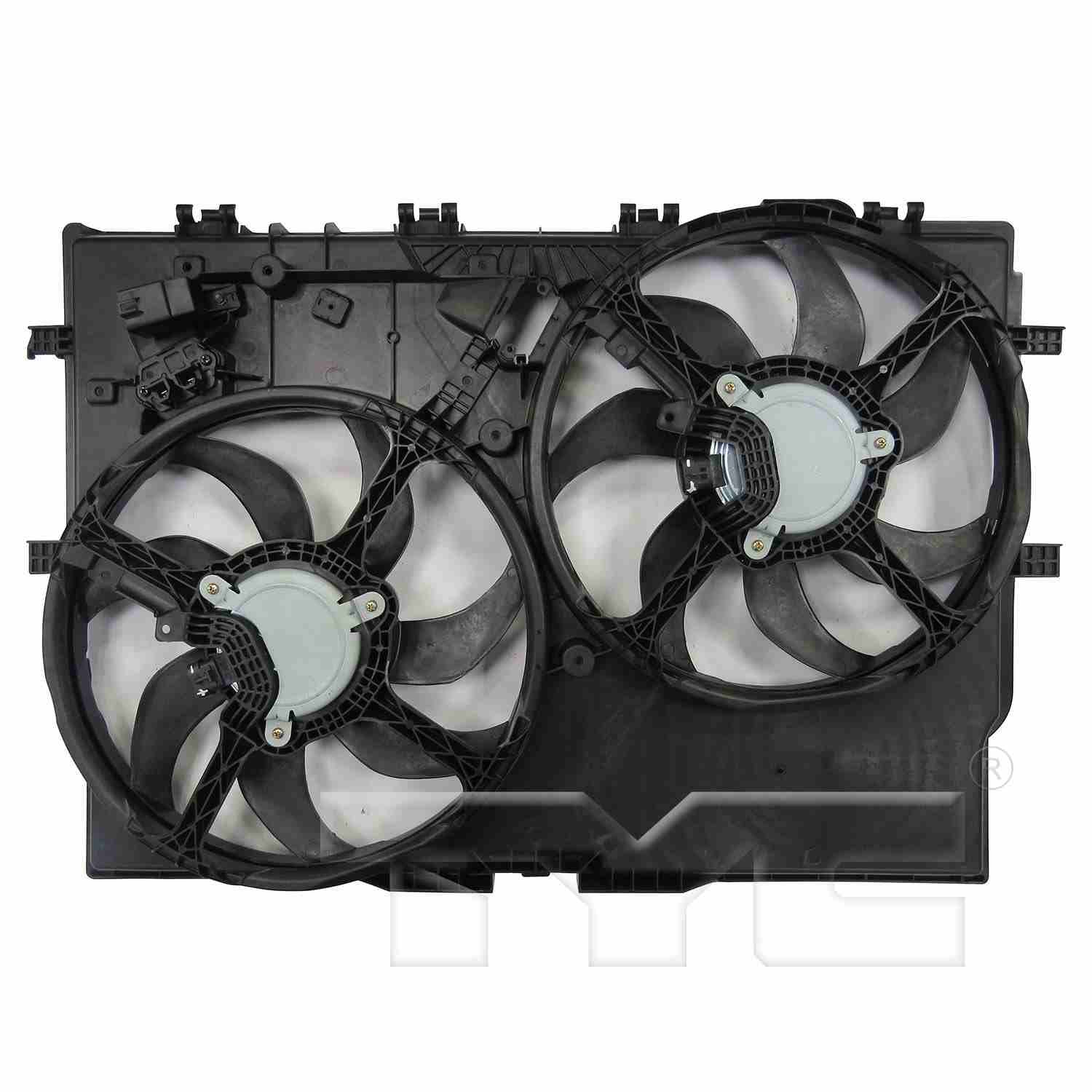 TYC Dual Radiator and Condenser Fan Assembly 623720