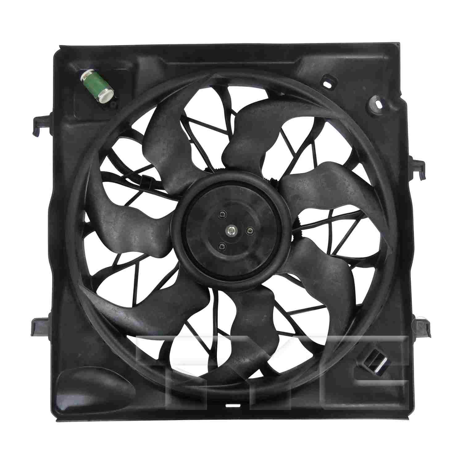 TYC Dual Radiator and Condenser Fan Assembly 623750