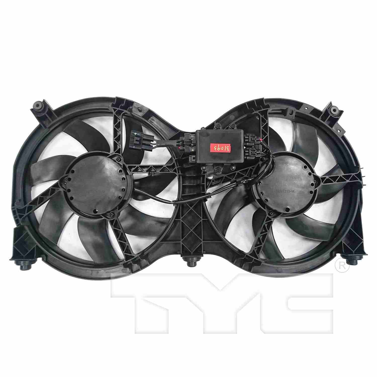 TYC Dual Radiator and Condenser Fan Assembly 623760