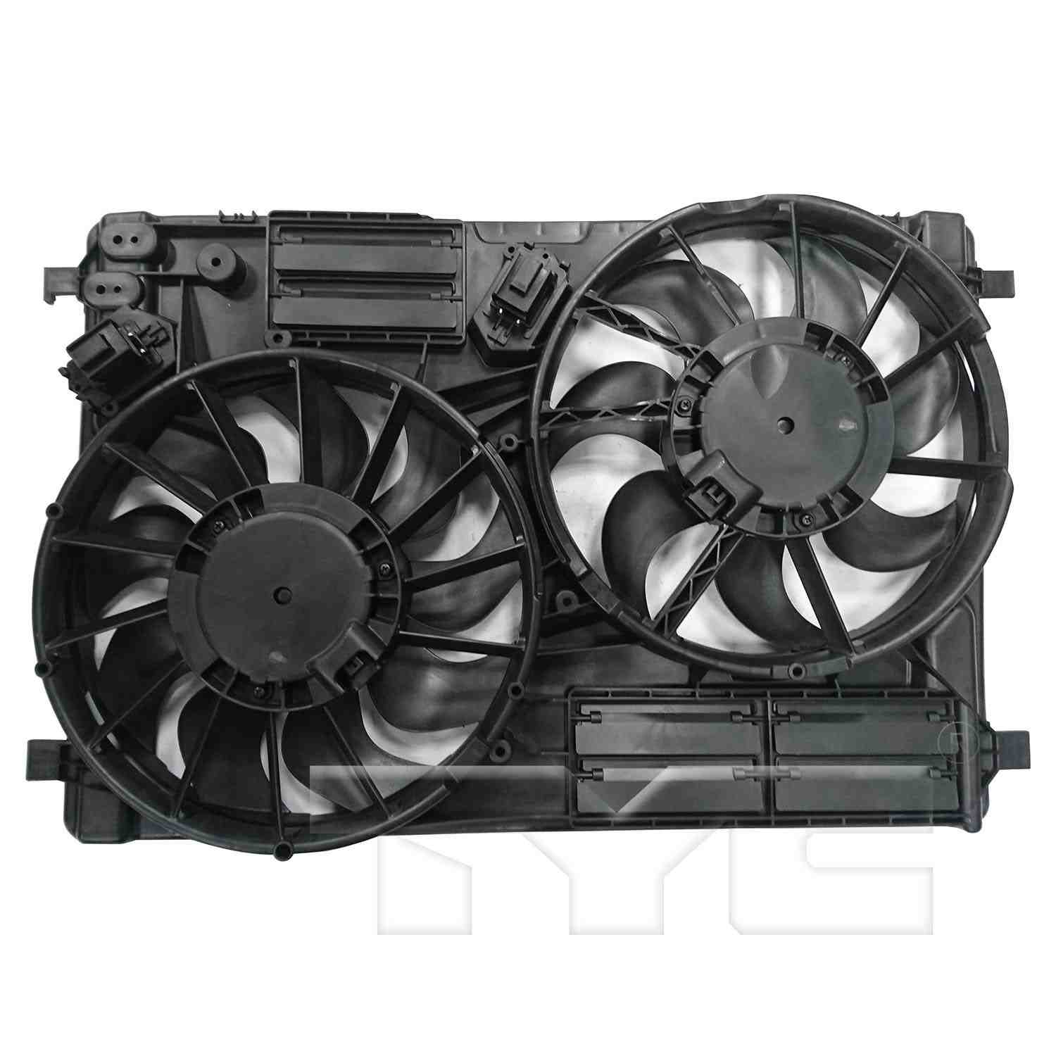 TYC Dual Radiator and Condenser Fan Assembly 623810