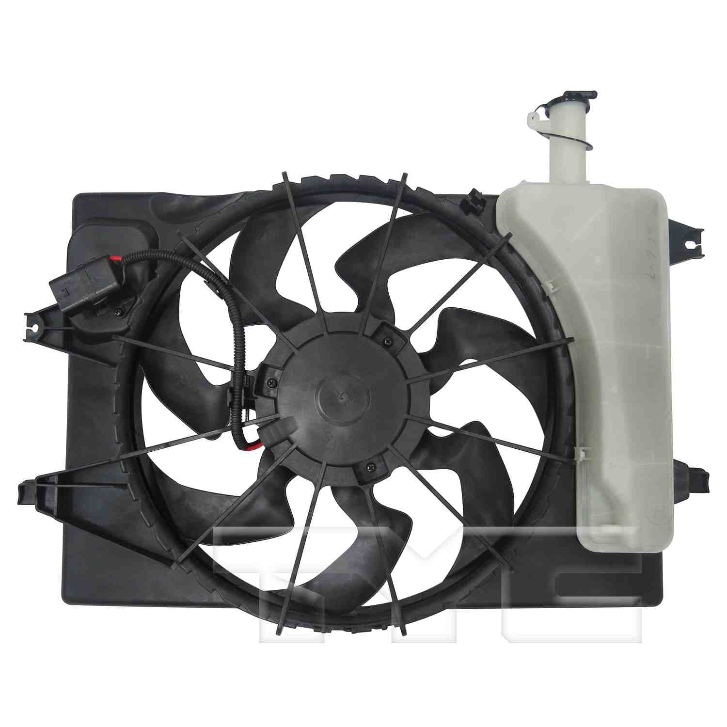 TYC Dual Radiator and Condenser Fan Assembly 623820