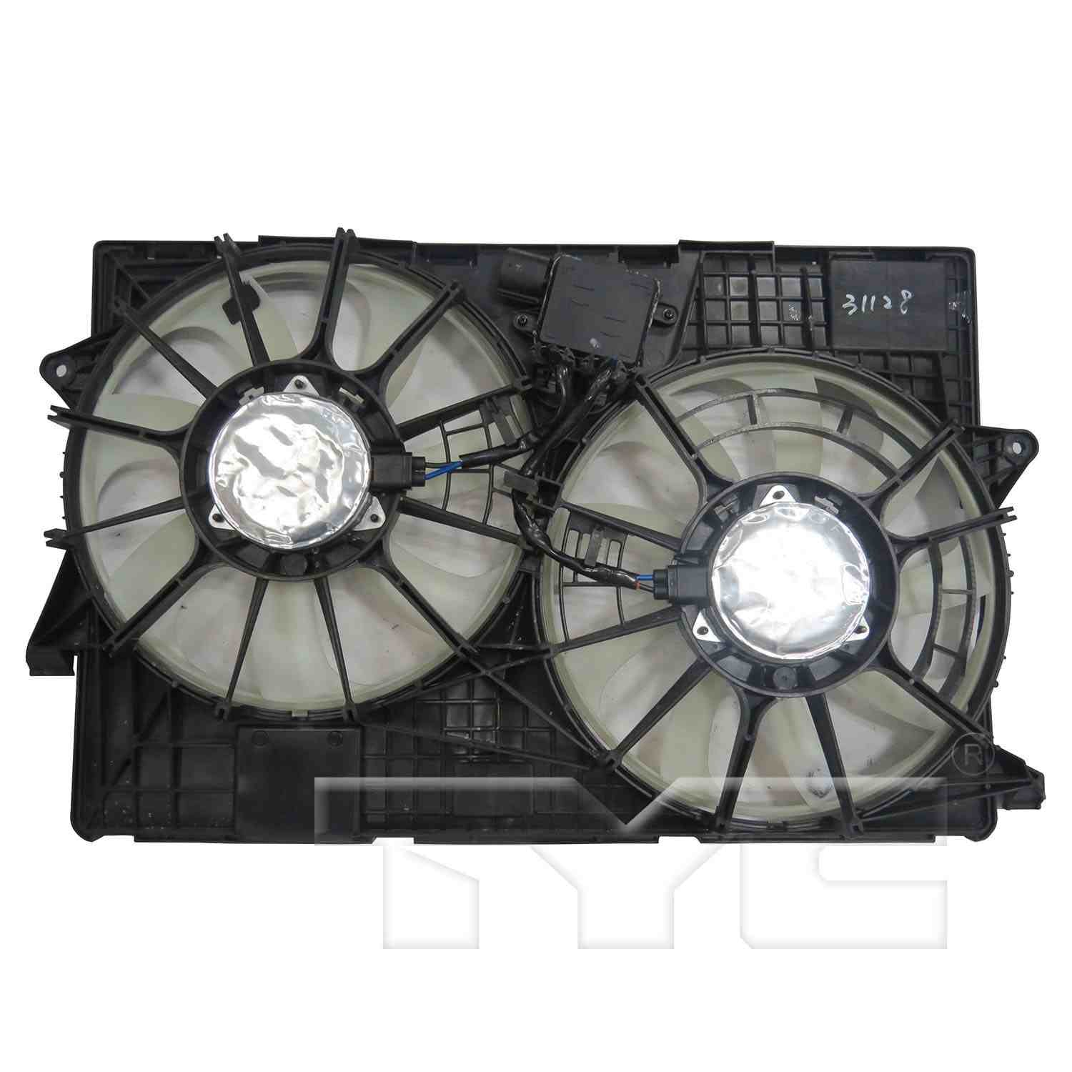 TYC Dual Radiator and Condenser Fan Assembly 623850
