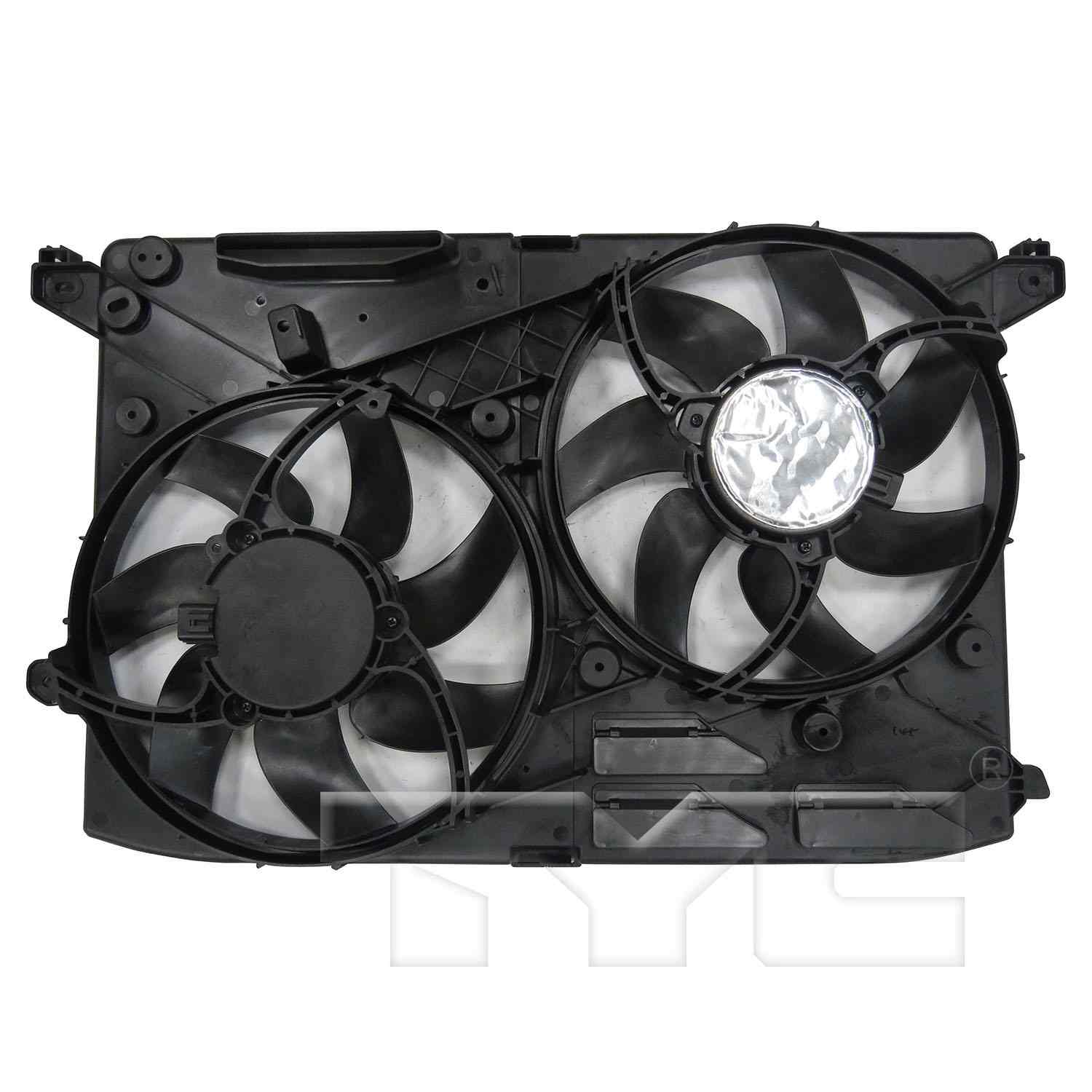 TYC Dual Radiator and Condenser Fan Assembly 623870