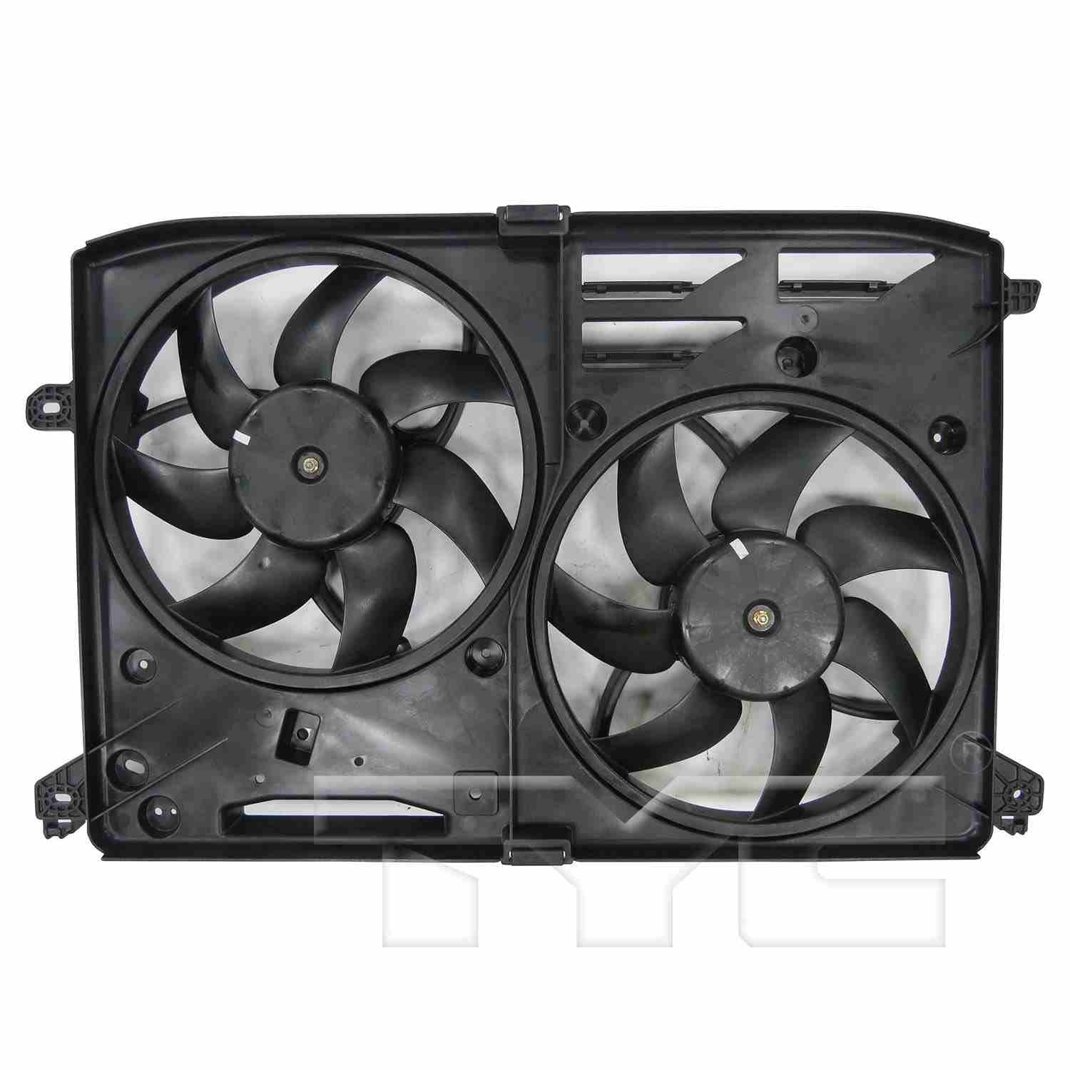 TYC Dual Radiator and Condenser Fan Assembly 623870