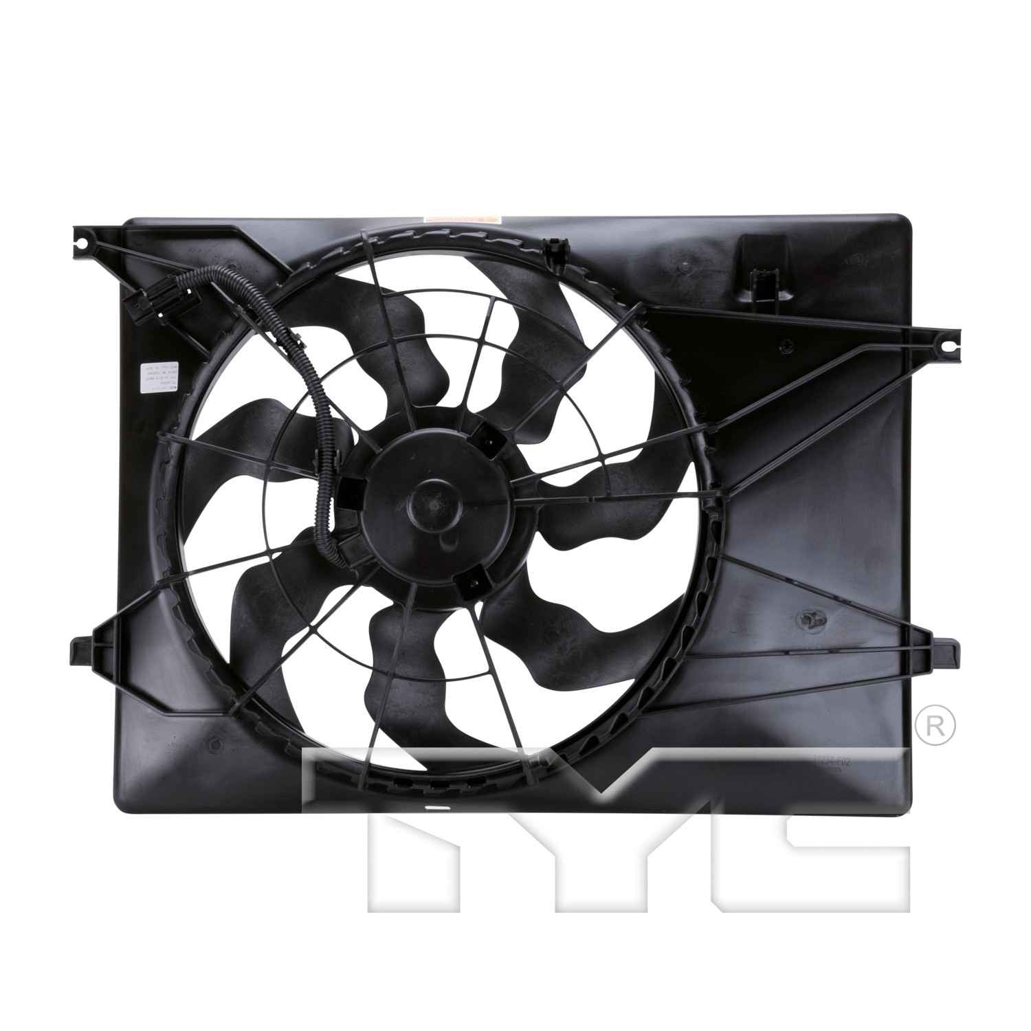 TYC Dual Radiator and Condenser Fan Assembly 623920