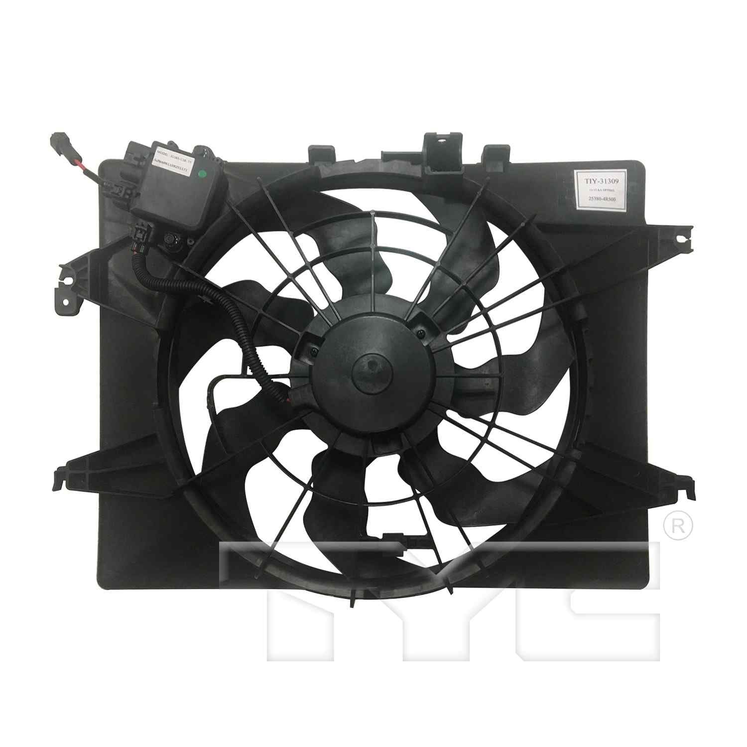 TYC Dual Radiator and Condenser Fan Assembly 623950