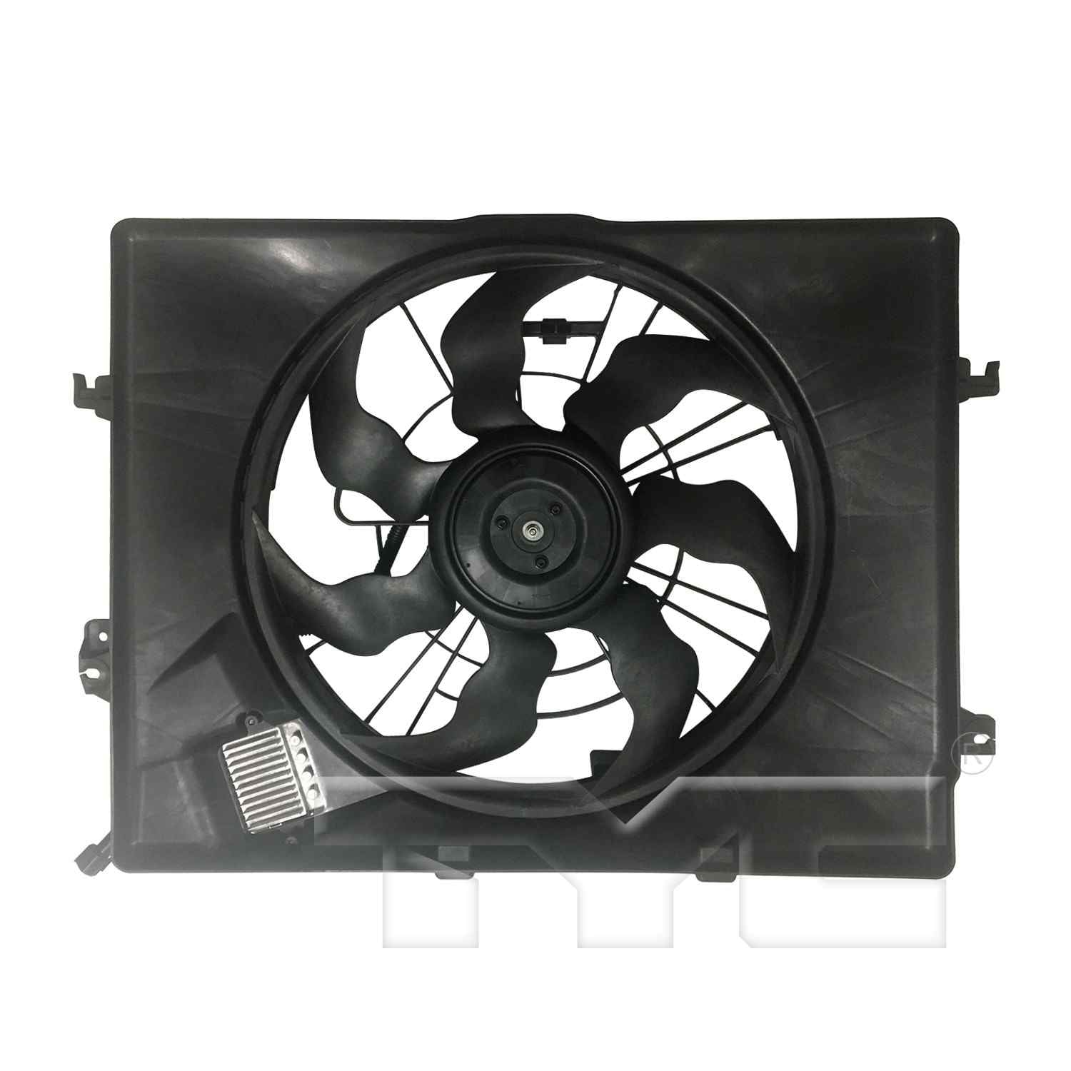 TYC Dual Radiator and Condenser Fan Assembly 623950
