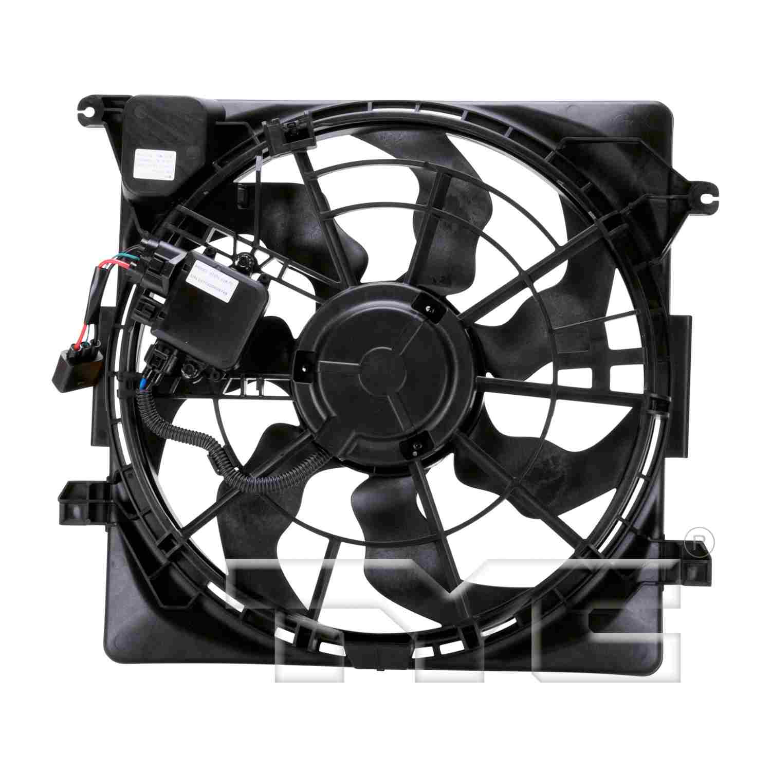 TYC Dual Radiator and Condenser Fan Assembly 623970