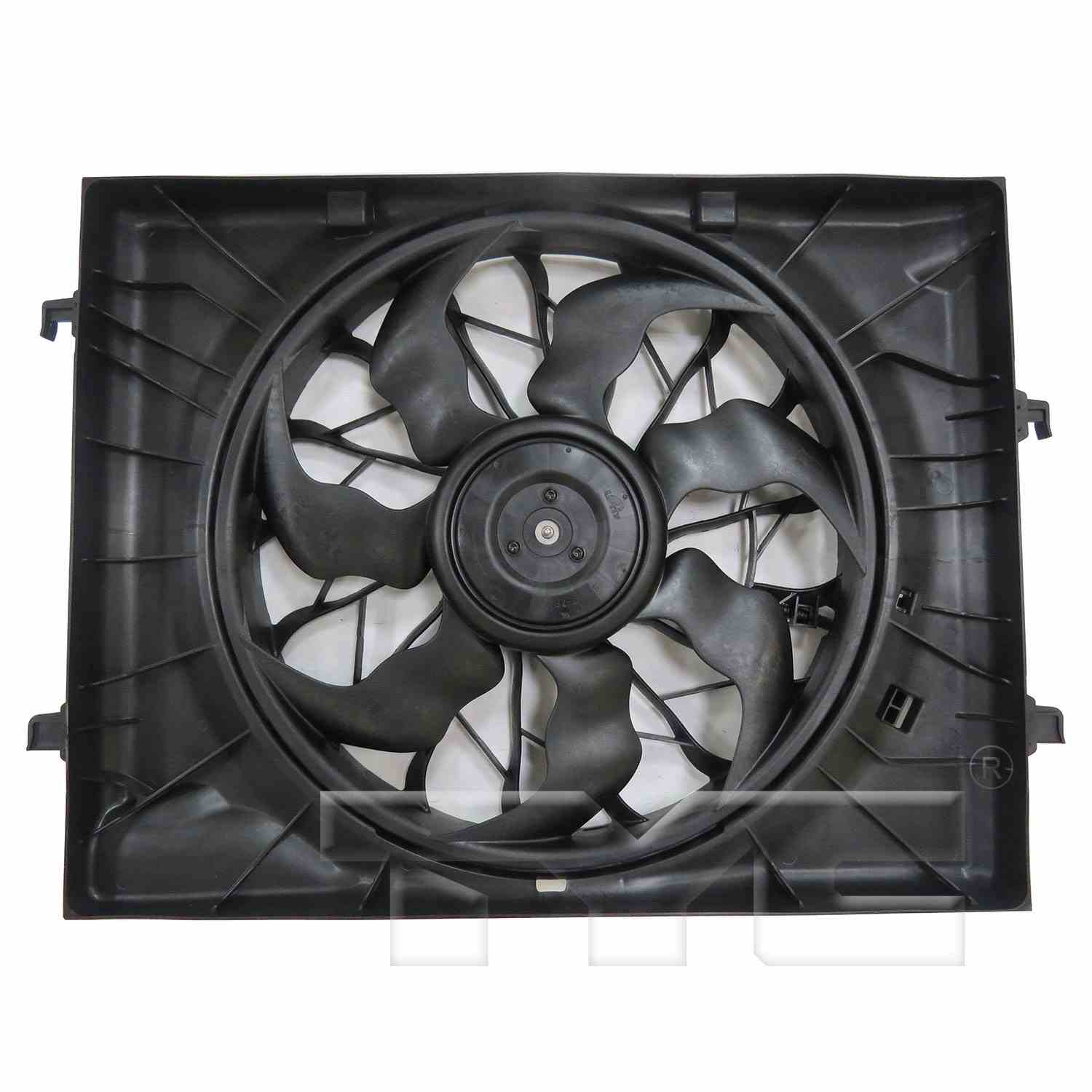 TYC Dual Radiator and Condenser Fan Assembly 624000