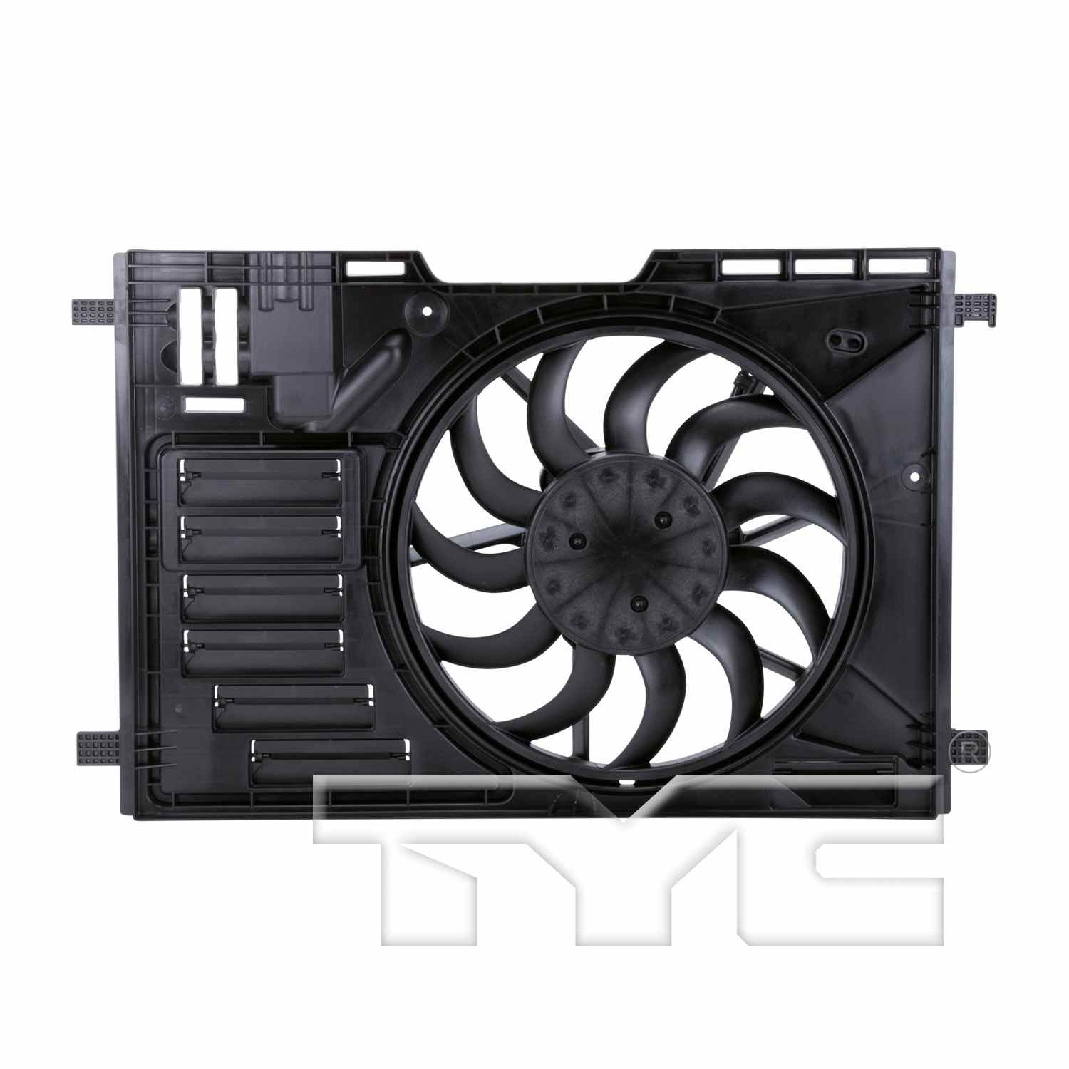 TYC Dual Radiator and Condenser Fan Assembly 624020