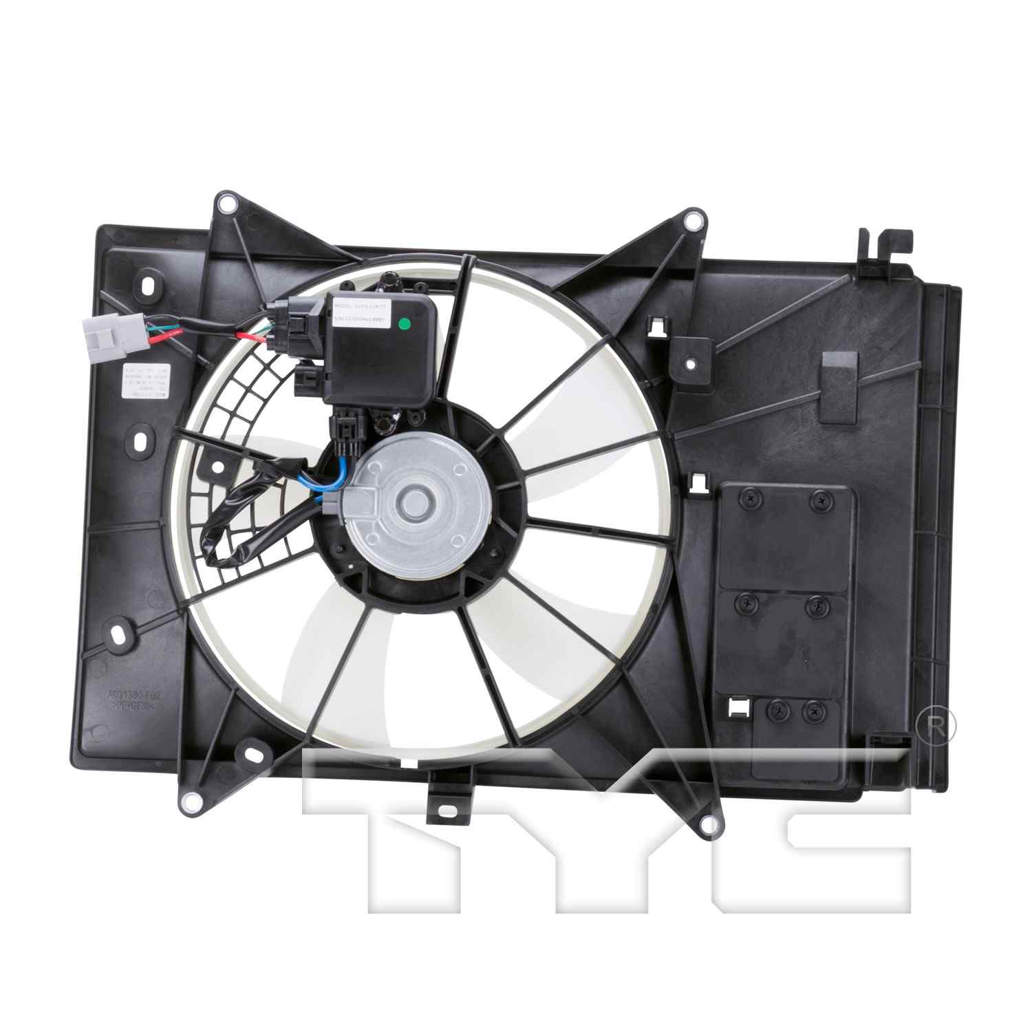 TYC Dual Radiator and Condenser Fan Assembly 624030